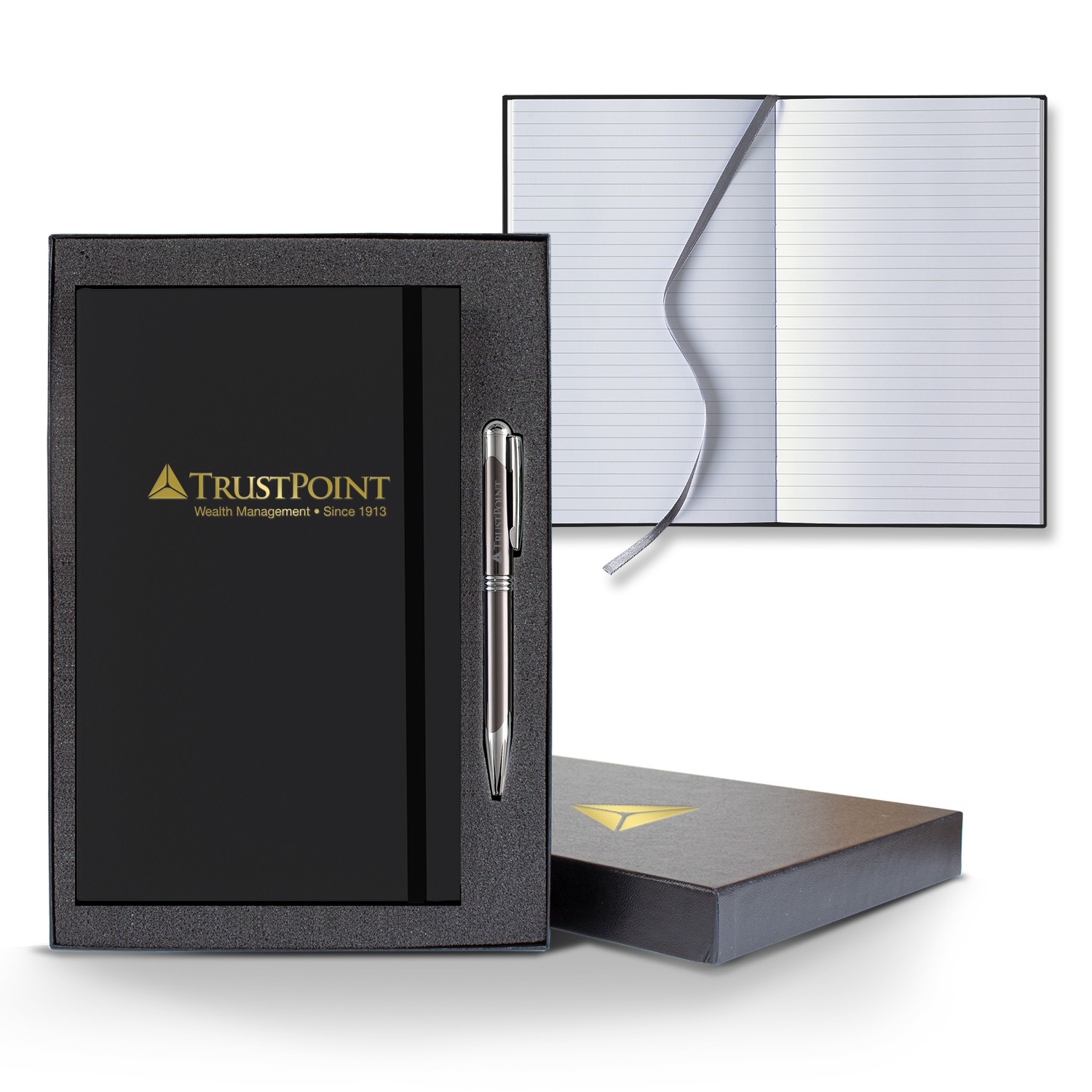 Picture of Castelli Matra Banded Medio Lined White Page Journal Gift Set