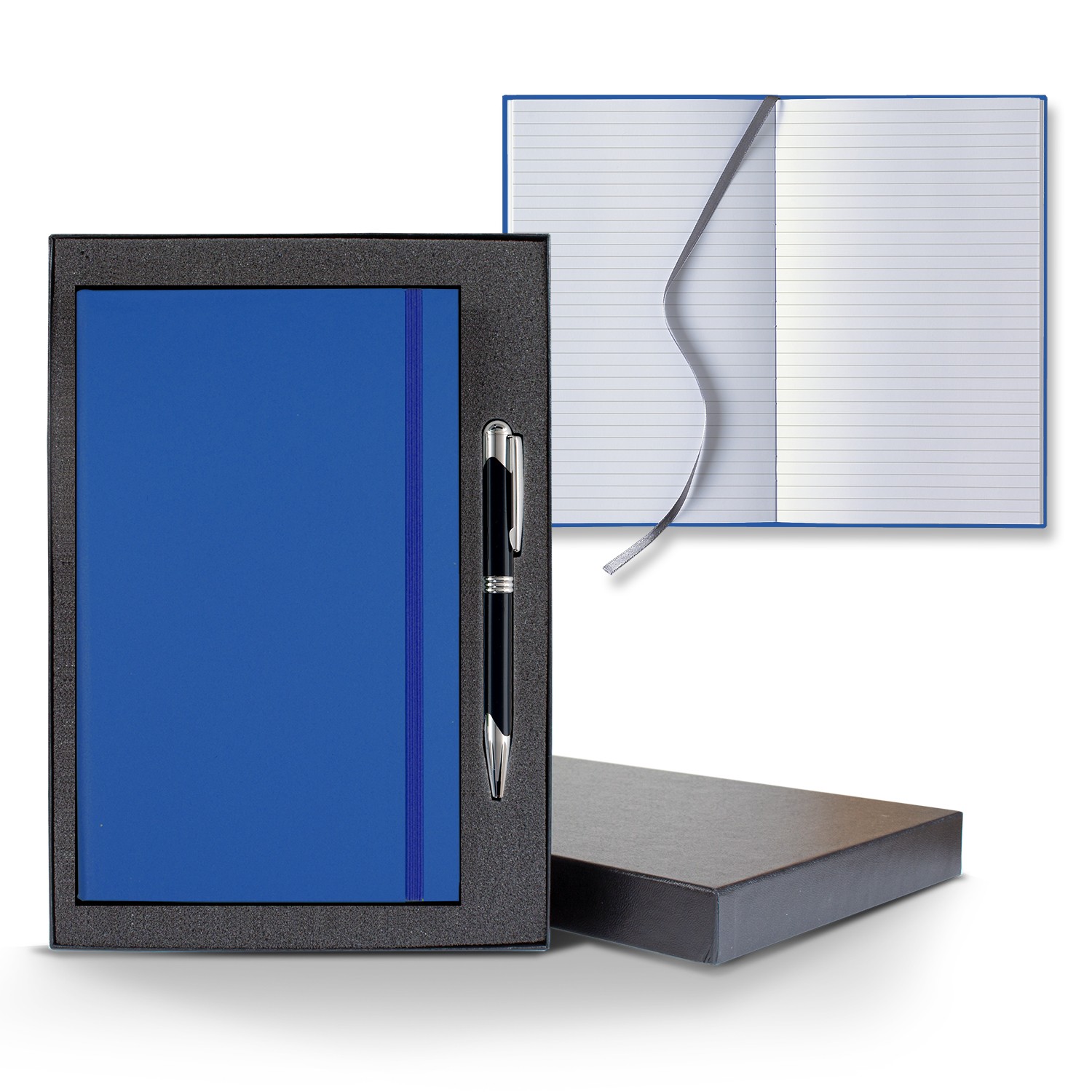 Picture of Castelli Matra Banded Medio Lined White Page Journal Gift Set