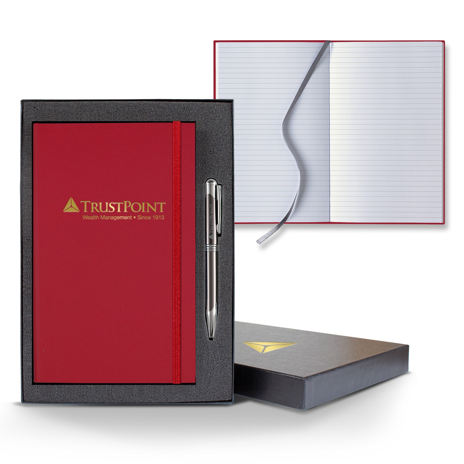 Picture of Castelli Matra Banded Medio Lined White Page Journal Gift Set