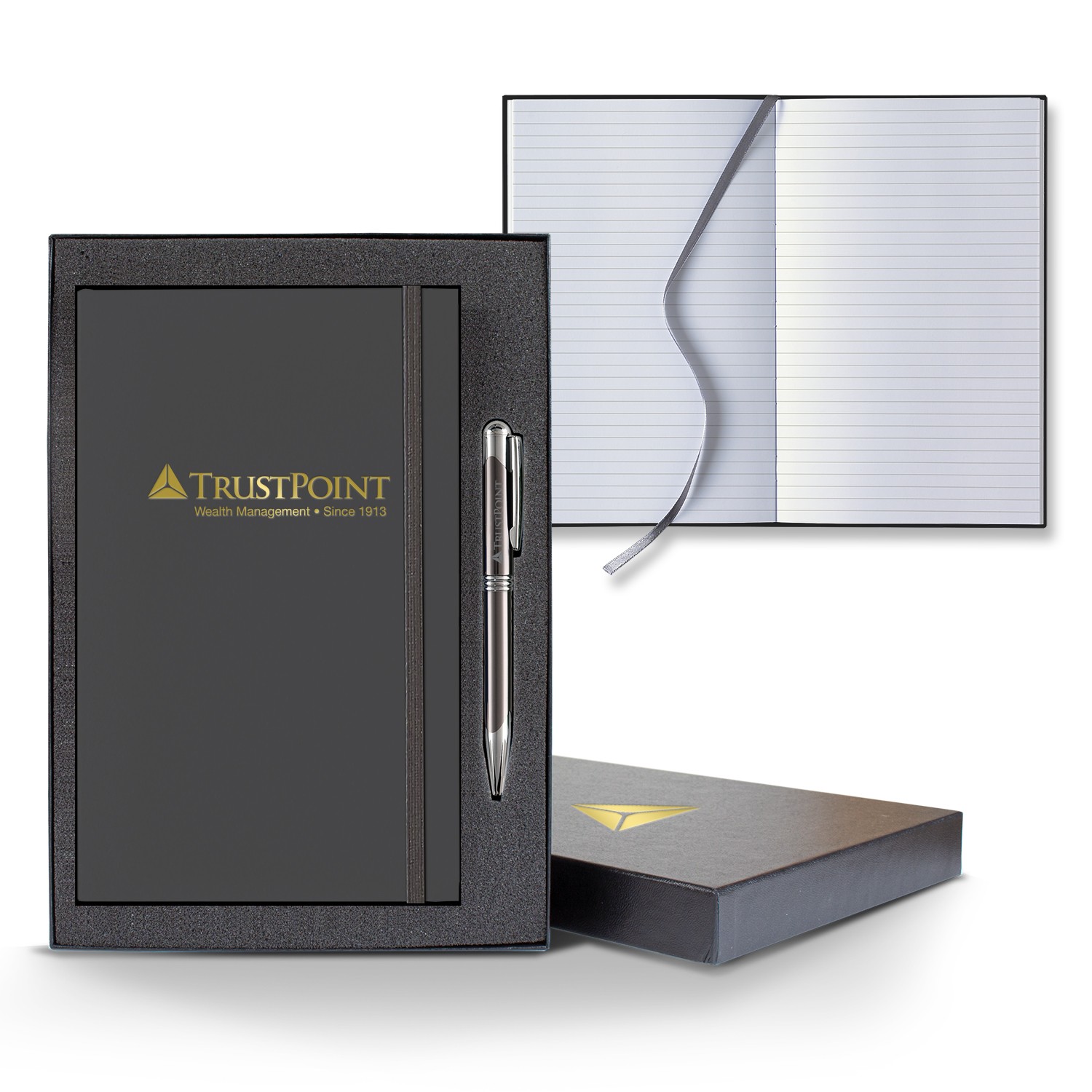 Picture of Castelli Matra Banded Medio Lined White Page Journal Gift Set