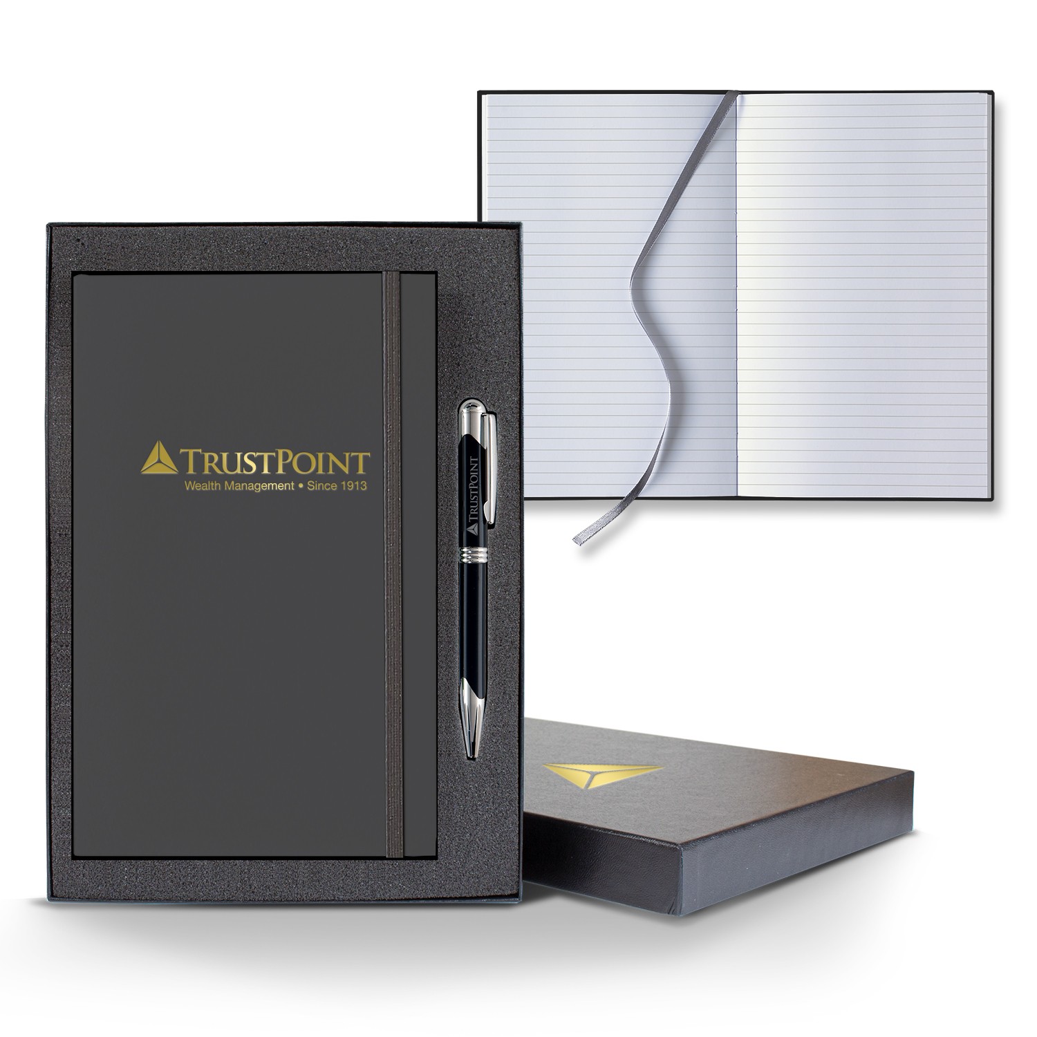 Picture of Castelli Matra Banded Medio Lined White Page Journal Gift Set