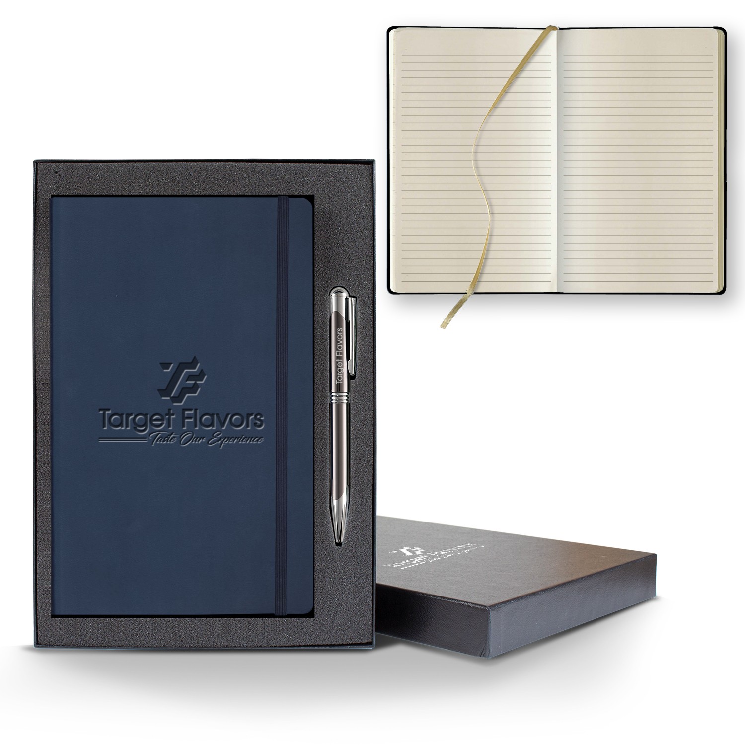 Picture of Castelli Tucson Flex Medio Lined Ivory Journal Gift Set