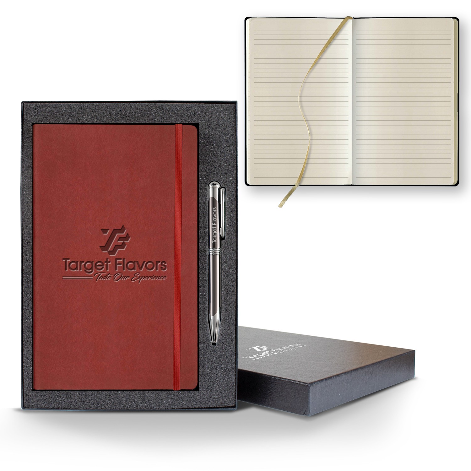 Picture of Castelli Tucson Flex Medio Lined Ivory Journal Gift Set