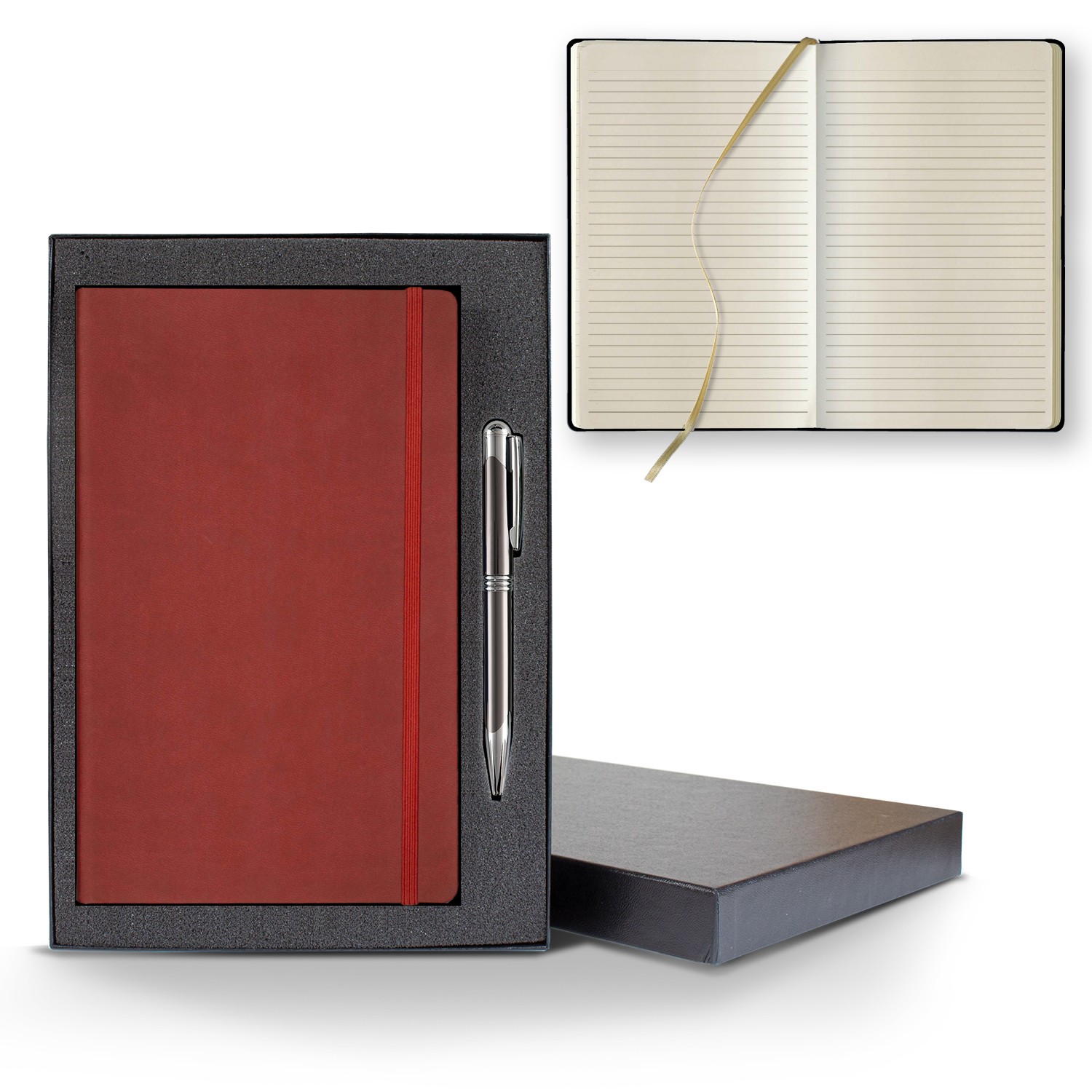 Picture of Castelli Tucson Flex Medio Lined Ivory Journal Gift Set