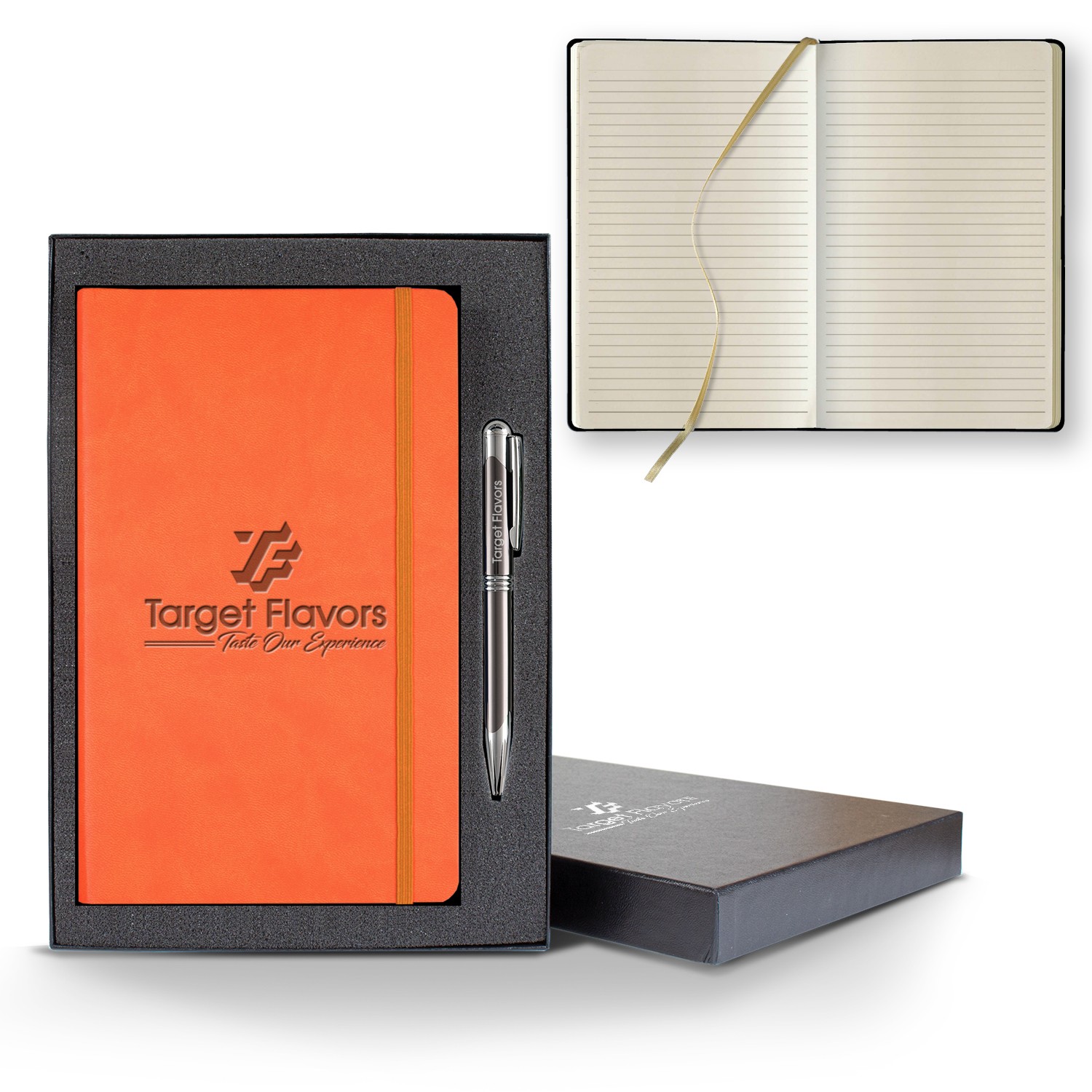 Picture of Castelli Tucson Flex Medio Lined Ivory Journal Gift Set