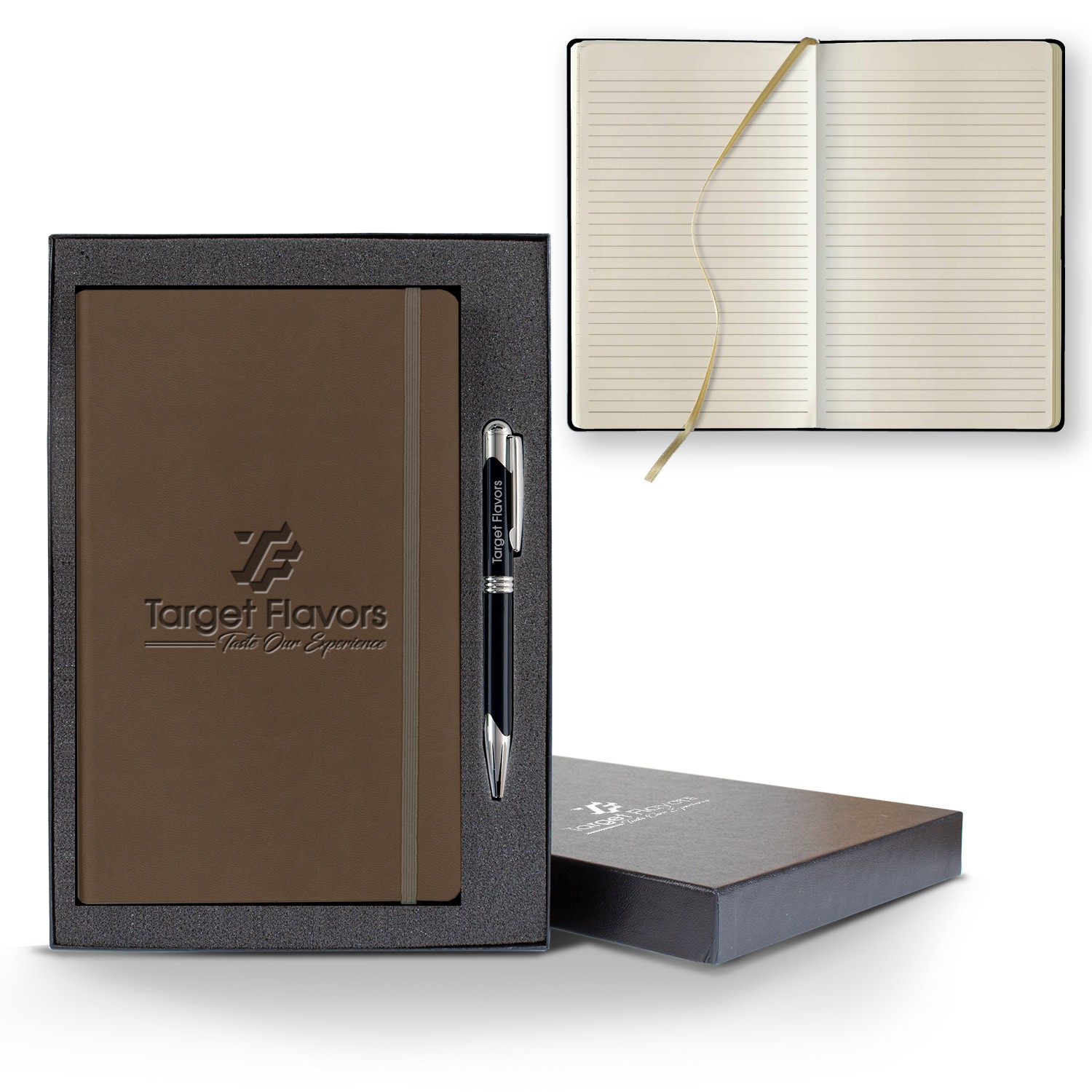 Picture of Castelli Tucson Flex Medio Lined Ivory Journal Gift Set