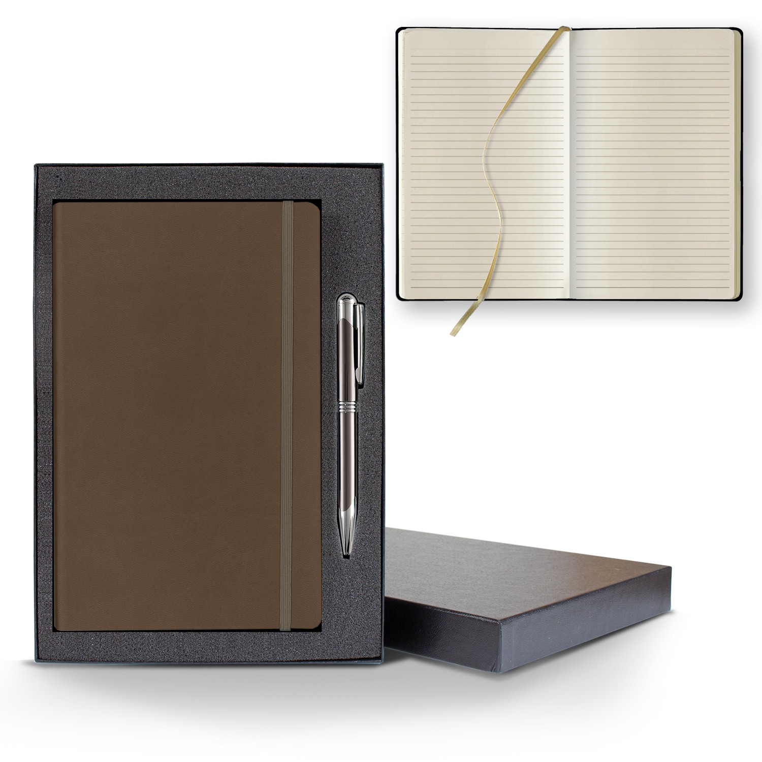 Picture of Castelli Tucson Flex Medio Lined Ivory Journal Gift Set
