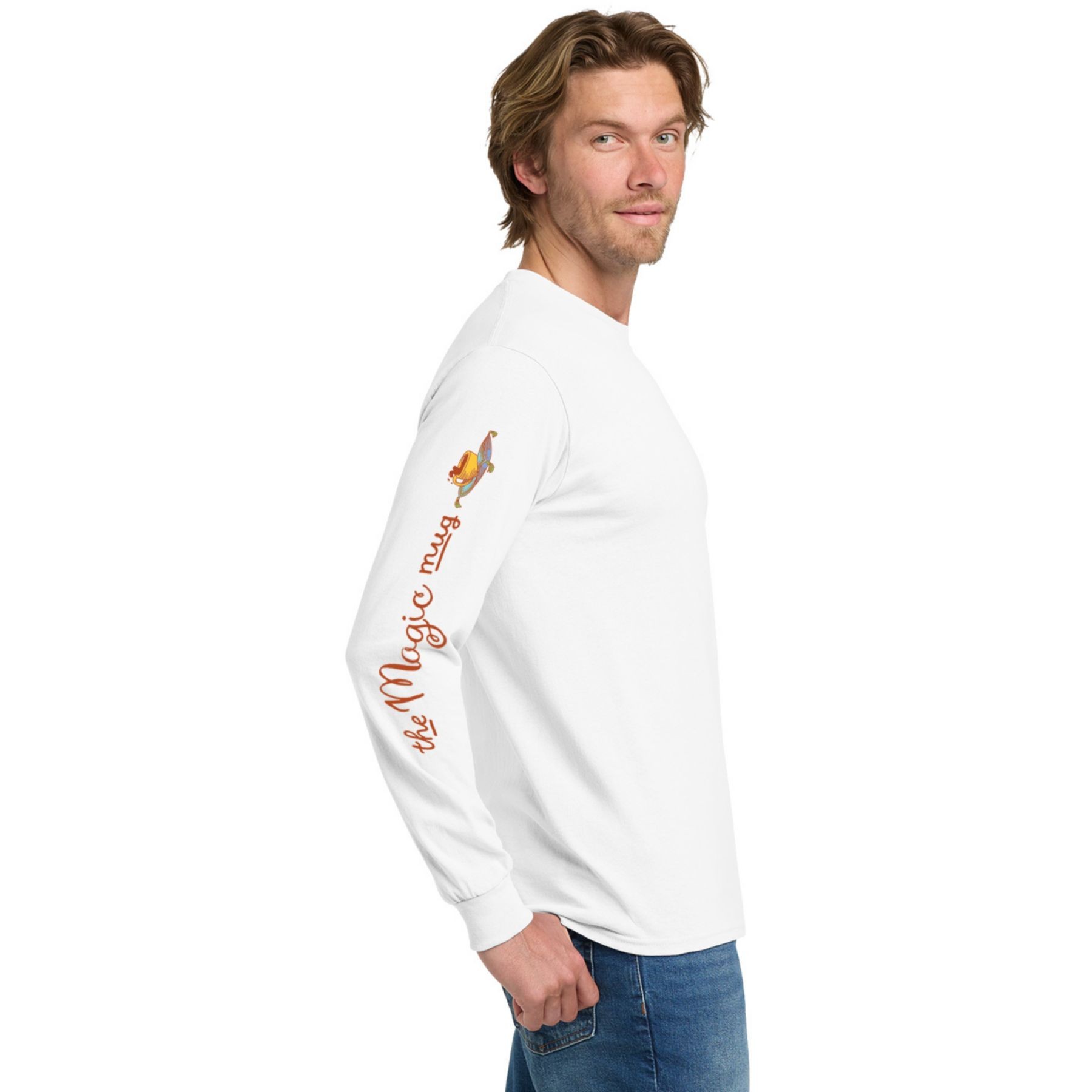 Picture of Gildan Cotton Long Sleeve T-Shirt Full Color Dtg