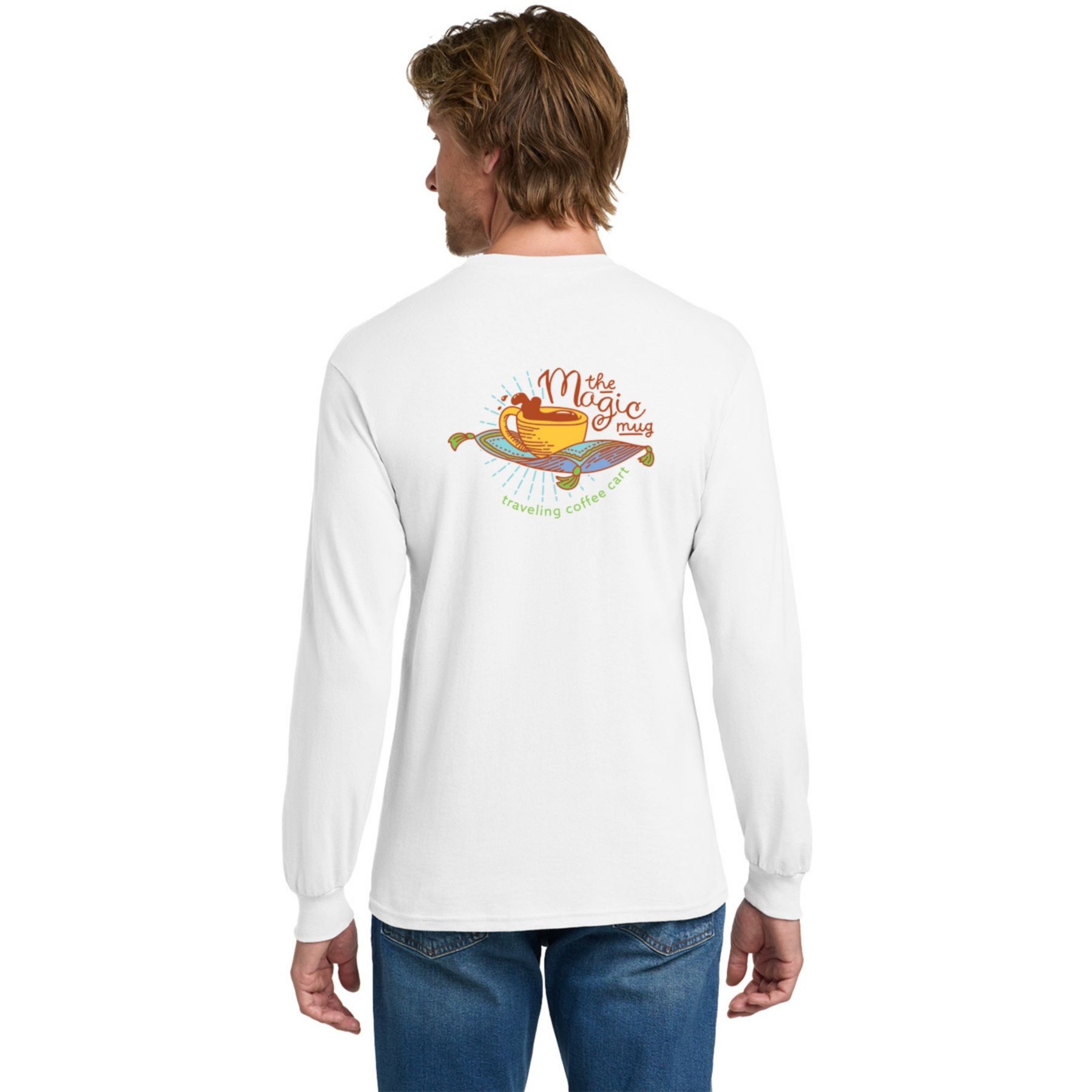 Picture of Gildan Cotton Long Sleeve T-Shirt Full Color Dtg