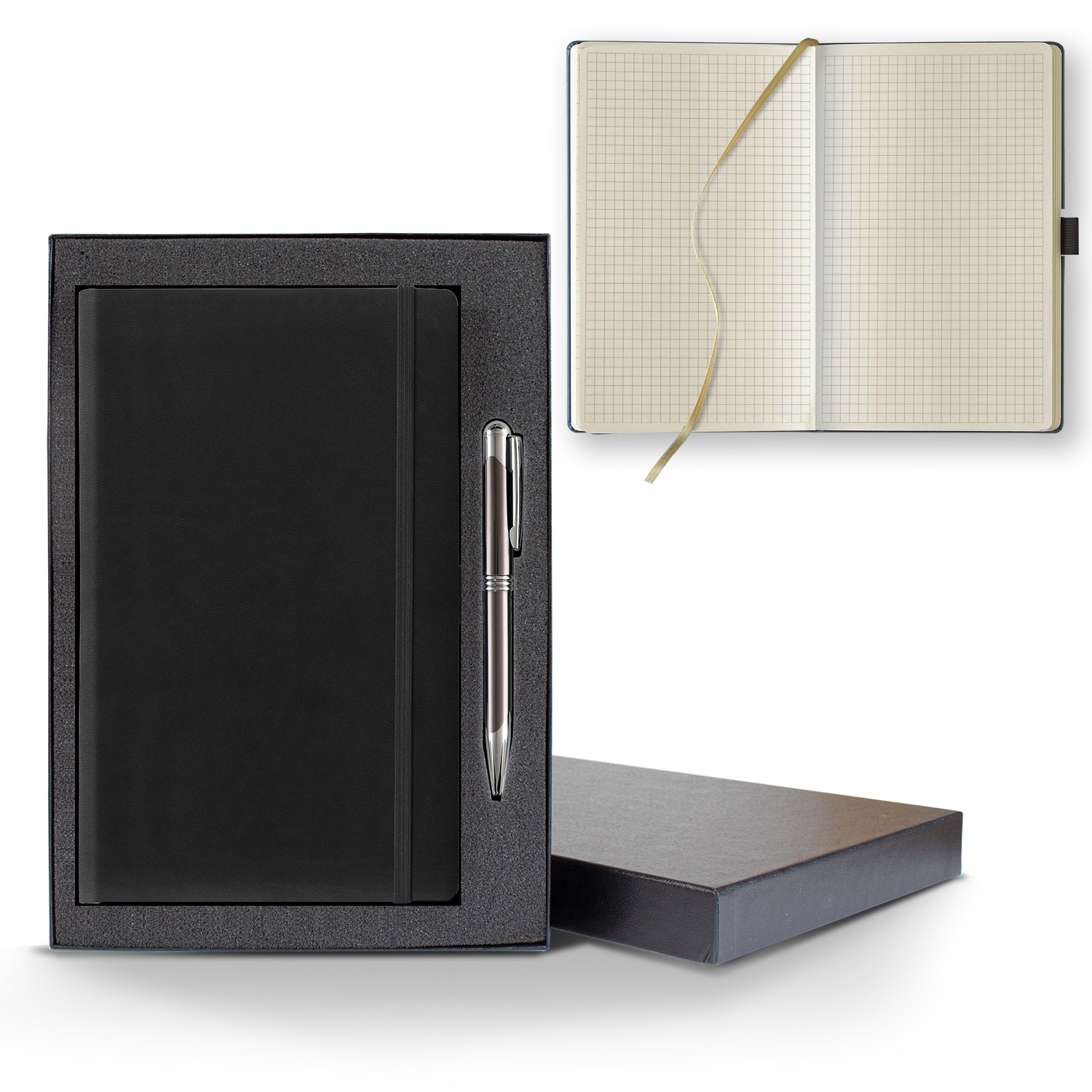 Picture of Castelli Tucson Medio Graph Ivory Page Journal Gift Set