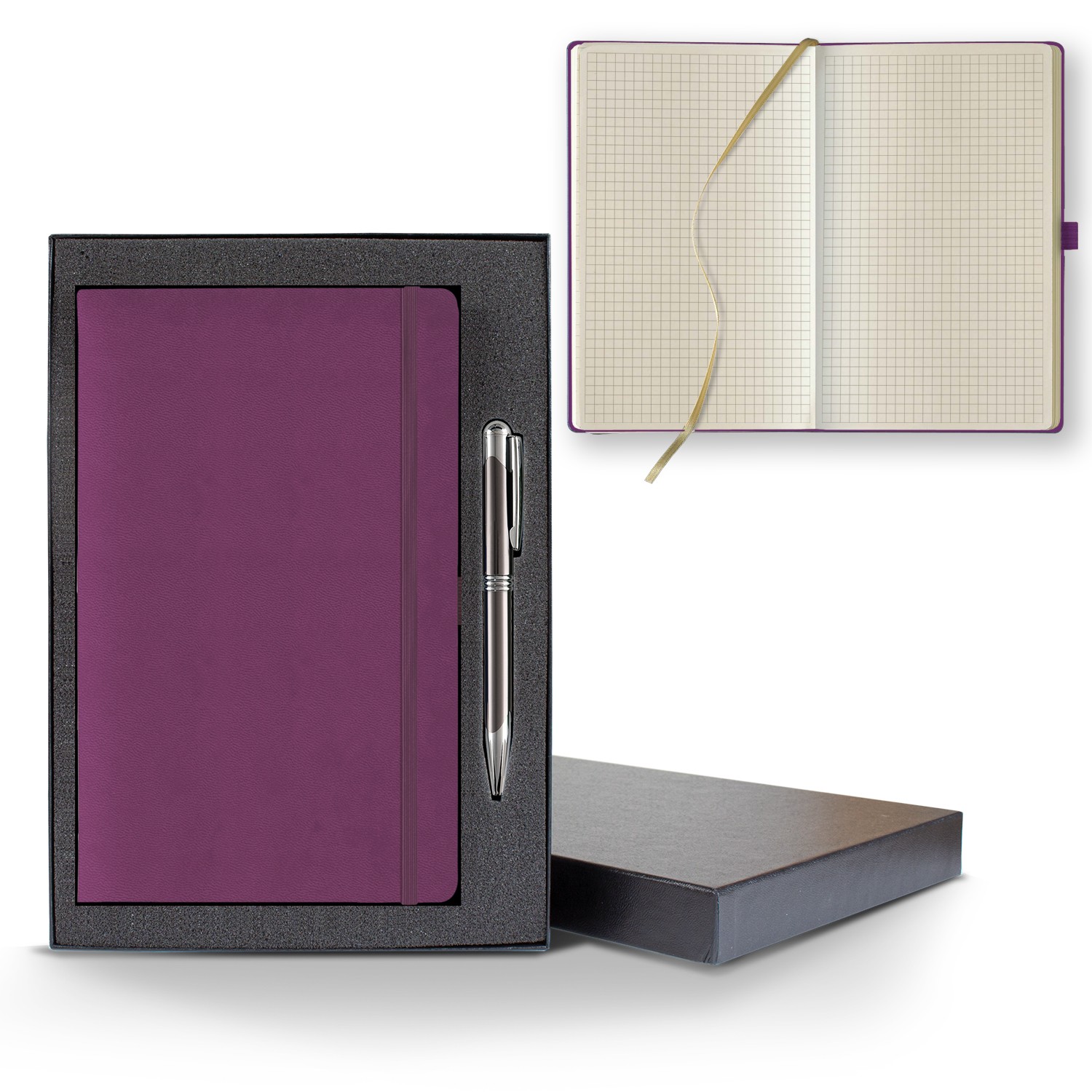 Picture of Castelli Tucson Medio Graph Ivory Page Journal Gift Set