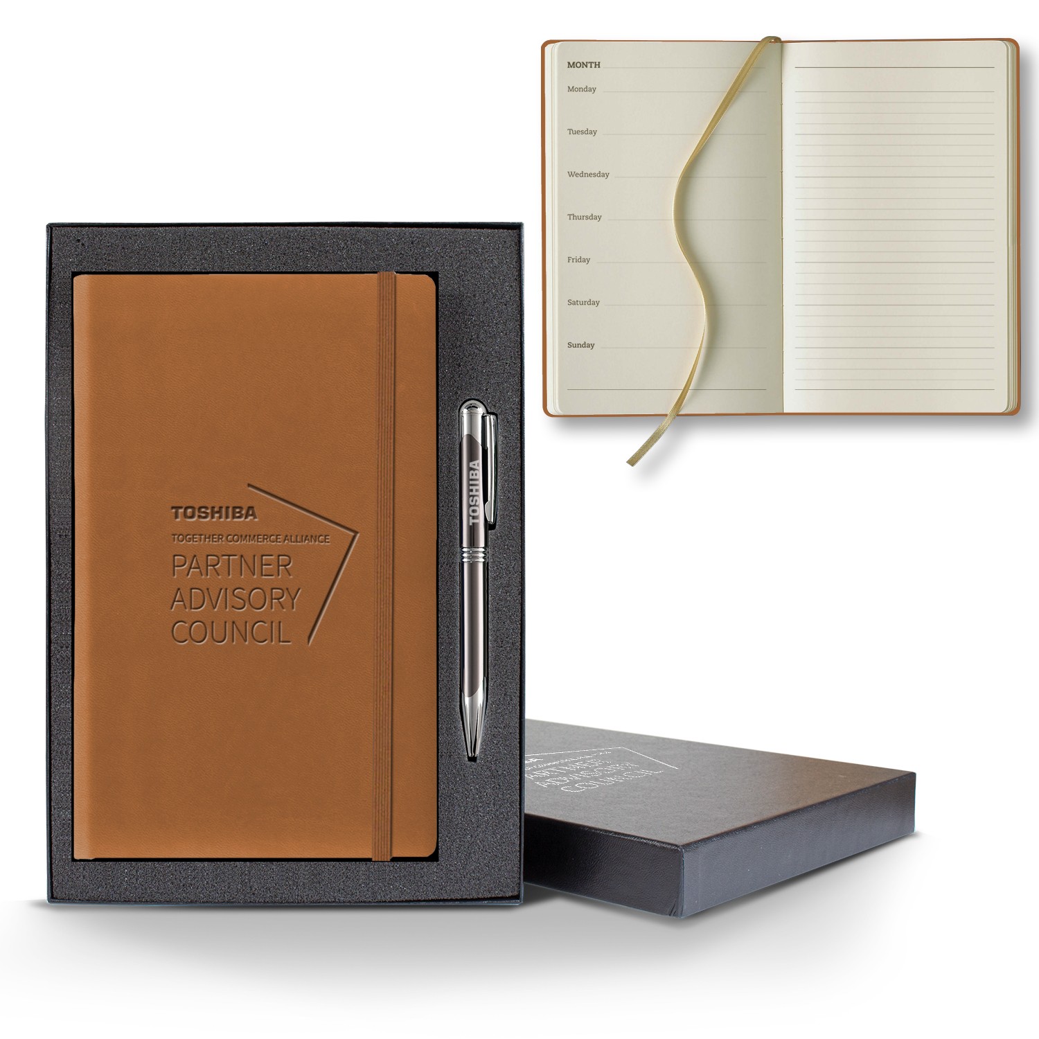 Picture of Castelli Tucson Medio Ivory Page Perpetual Weekly Notes Gift Set