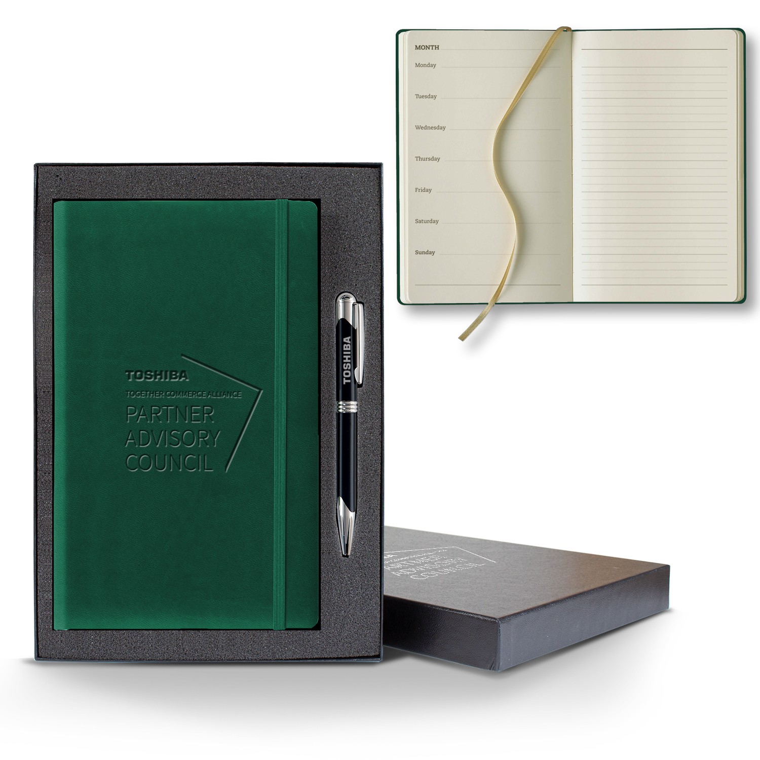 Picture of Castelli Tucson Medio Ivory Page Perpetual Weekly Notes Gift Set