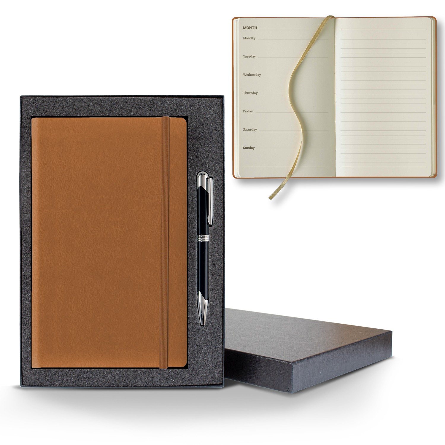 Picture of Castelli Tucson Medio Ivory Page Perpetual Weekly Notes Gift Set