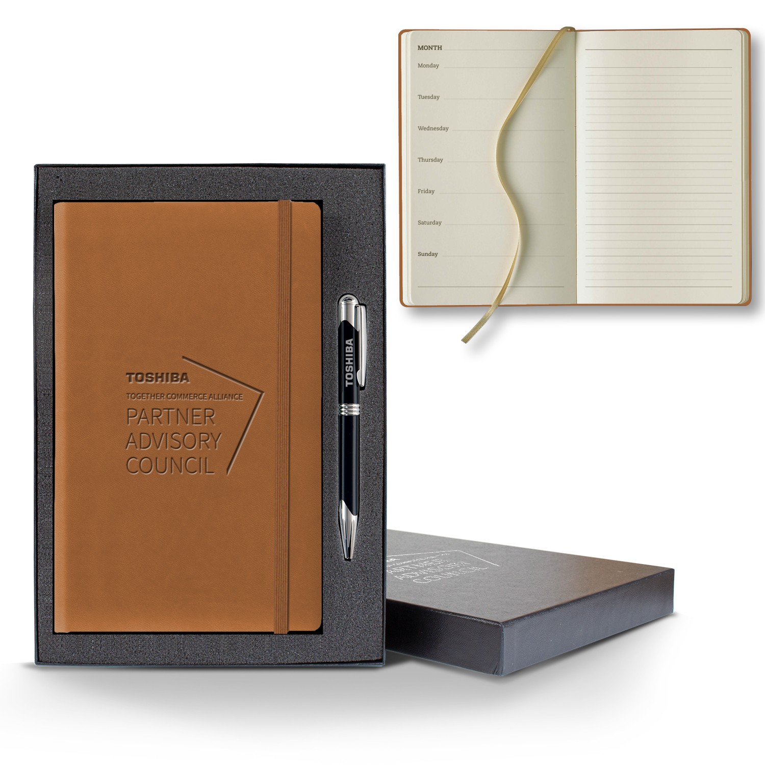 Picture of Castelli Tucson Medio Ivory Page Perpetual Weekly Notes Gift Set