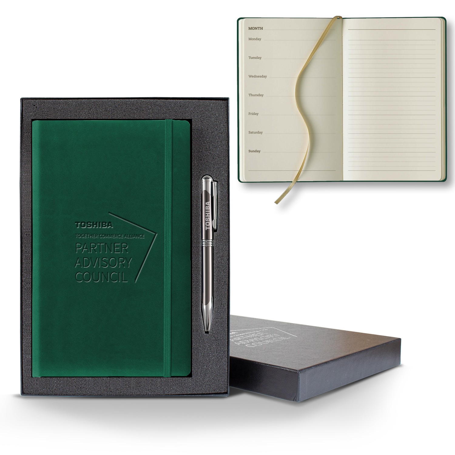 Picture of Castelli Tucson Medio Ivory Page Perpetual Weekly Notes Gift Set