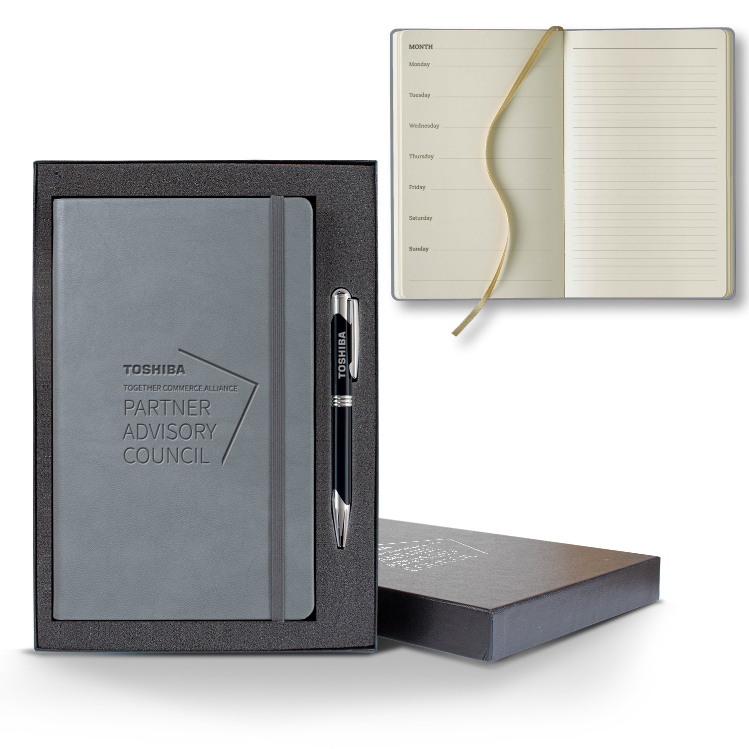 Picture of Castelli Tucson Medio Ivory Page Perpetual Weekly Notes Gift Set