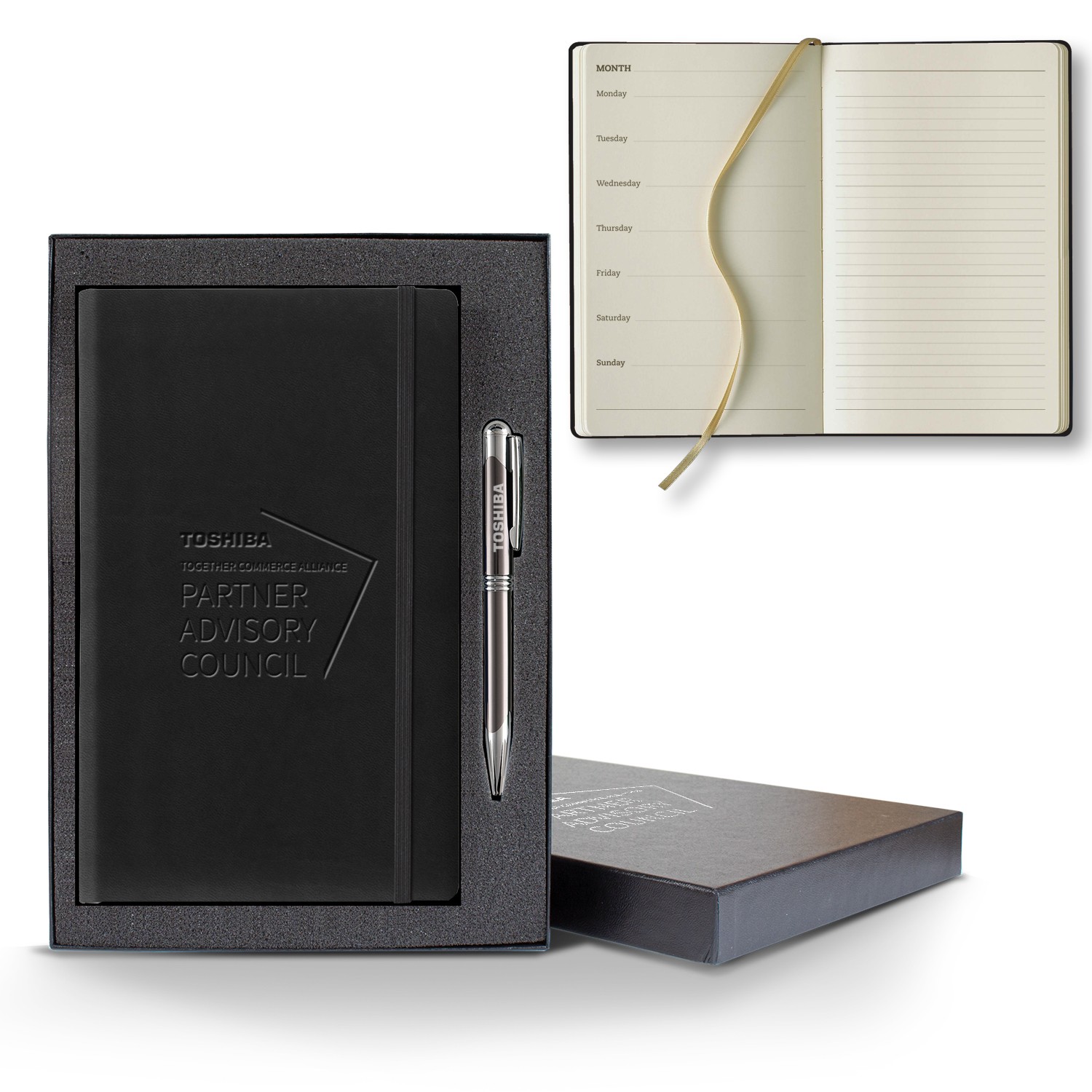 Picture of Castelli Tucson Medio Ivory Page Perpetual Weekly Notes Gift Set