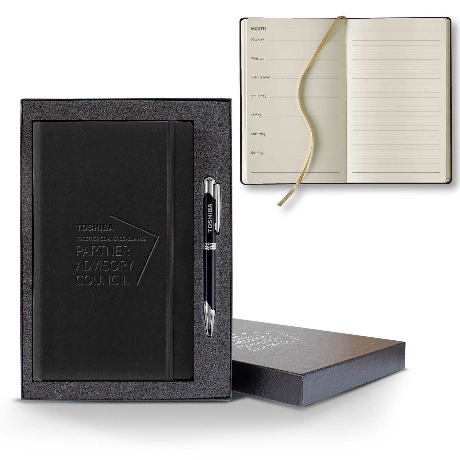 Picture of Castelli Tucson Medio Ivory Page Perpetual Weekly Notes Gift Set