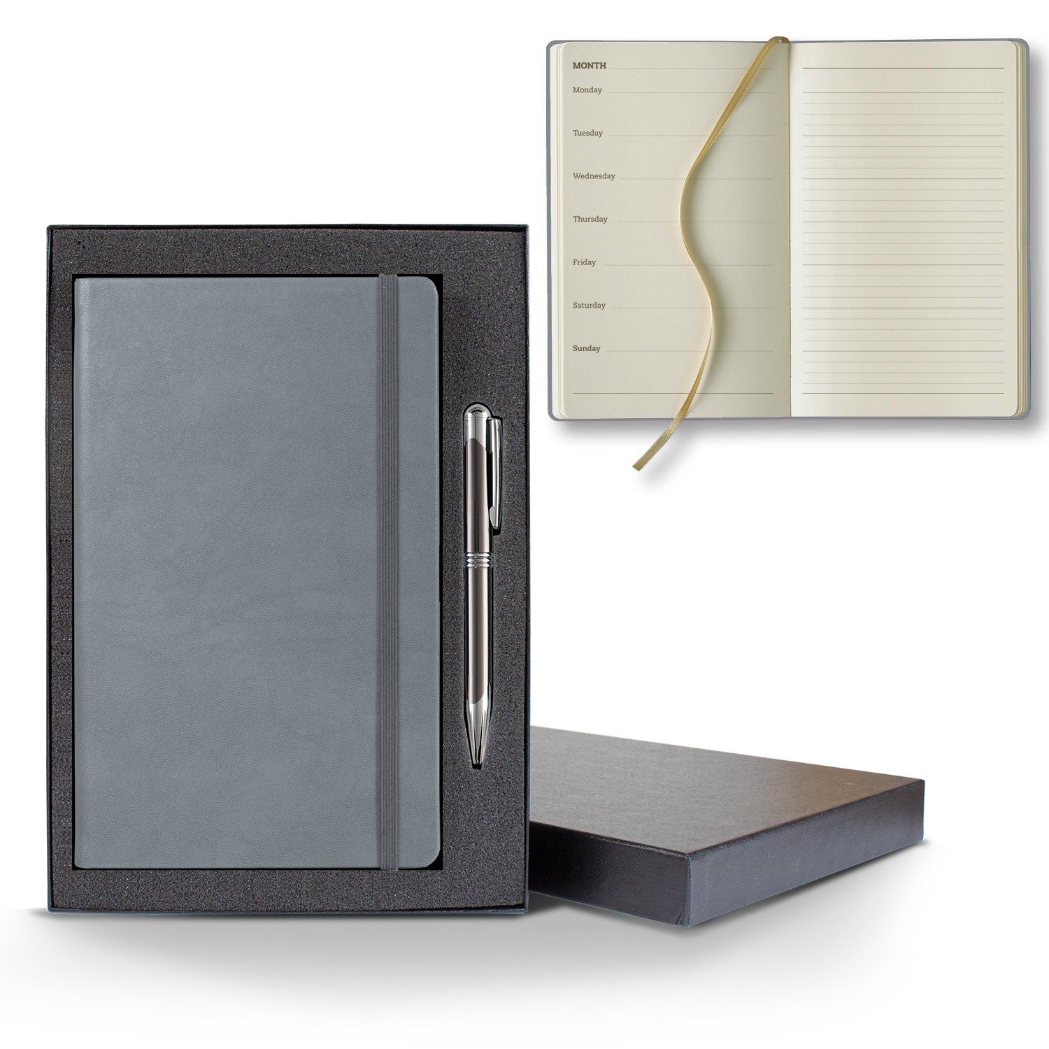 Picture of Castelli Tucson Medio Ivory Page Perpetual Weekly Notes Gift Set