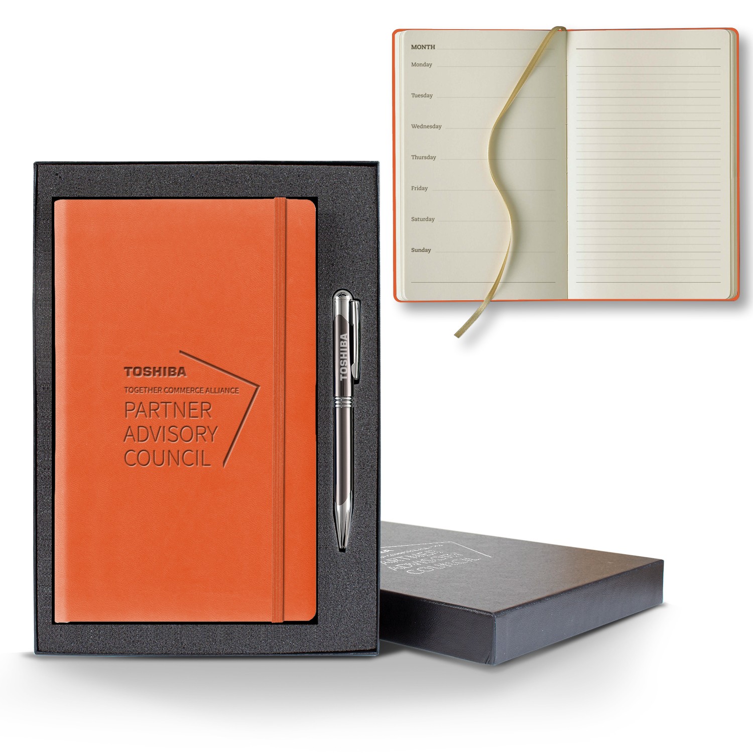 Picture of Castelli Tucson Medio Ivory Page Perpetual Weekly Notes Gift Set