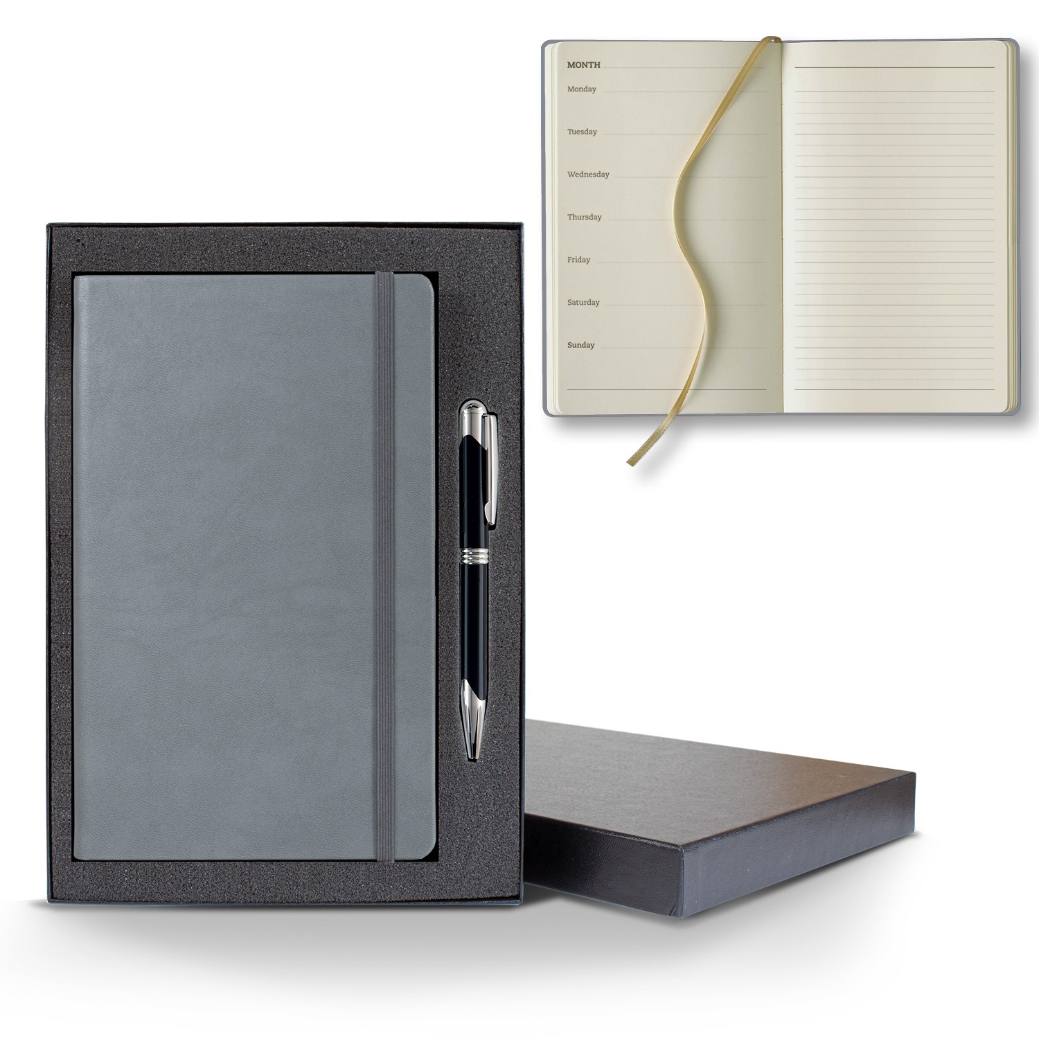 Picture of Castelli Tucson Medio Ivory Page Perpetual Weekly Notes Gift Set