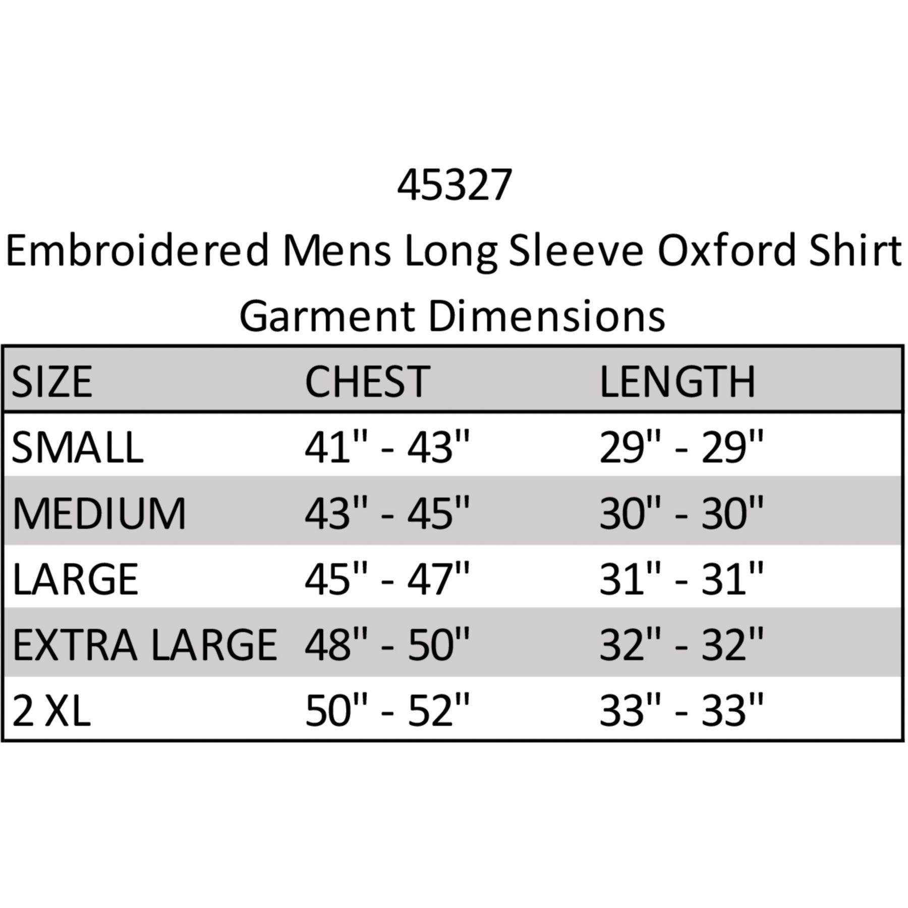 Picture of Men's Long Sleeve Oxford Shirt