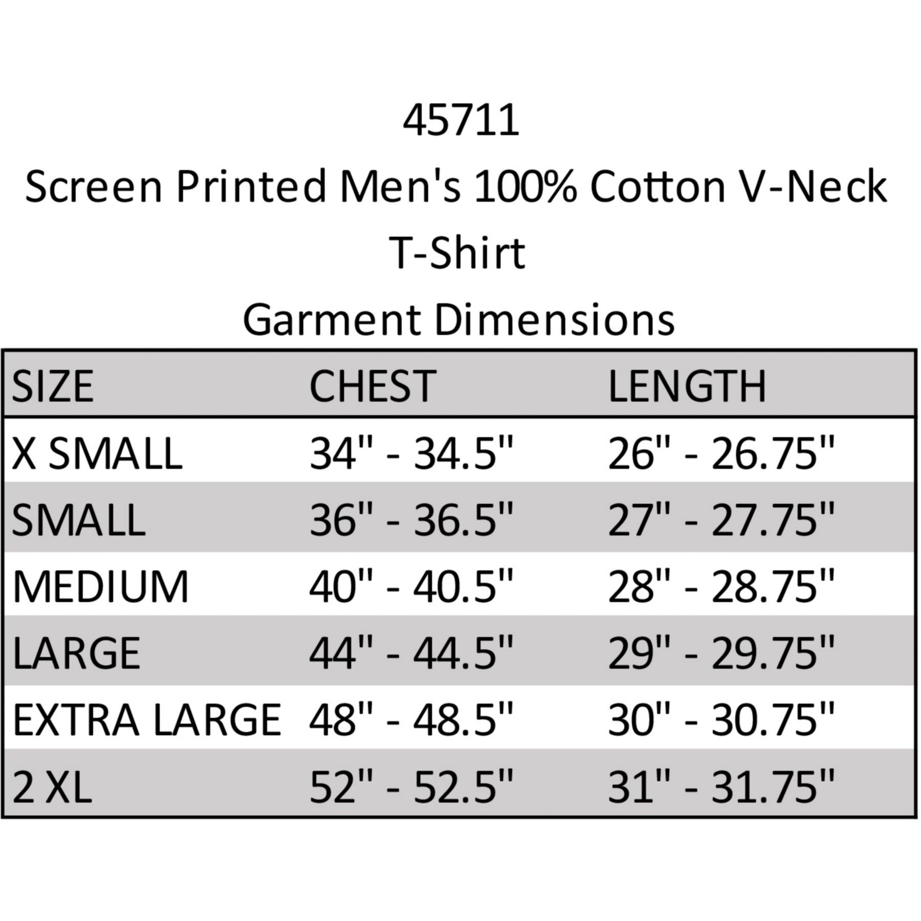 Picture of Men's Cotton V-Neck T-Shirt