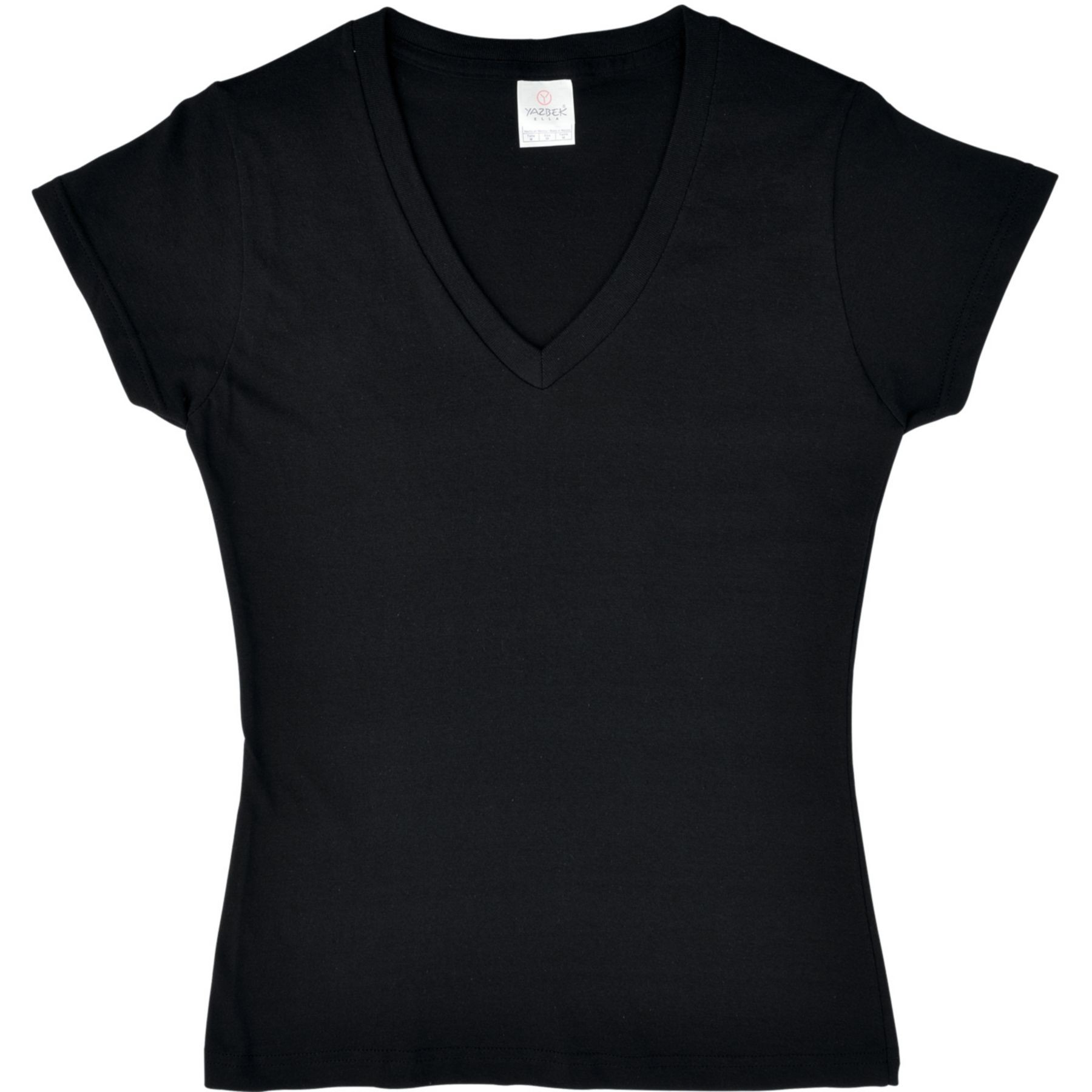Picture of Ladies Cotton V-Neck T-Shirt