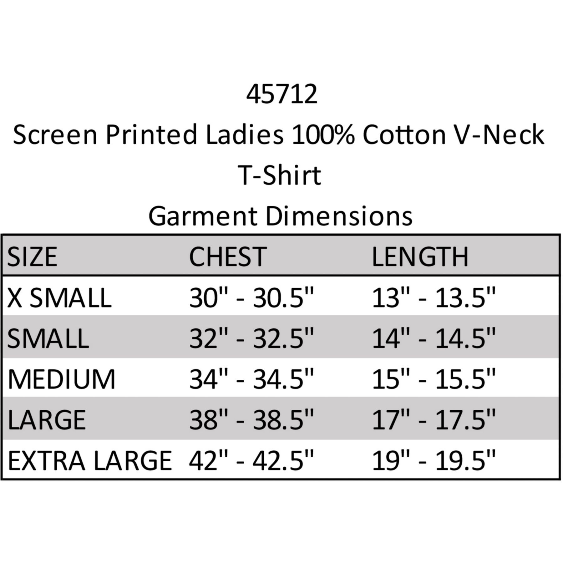 Picture of Ladies Cotton V-Neck T-Shirt