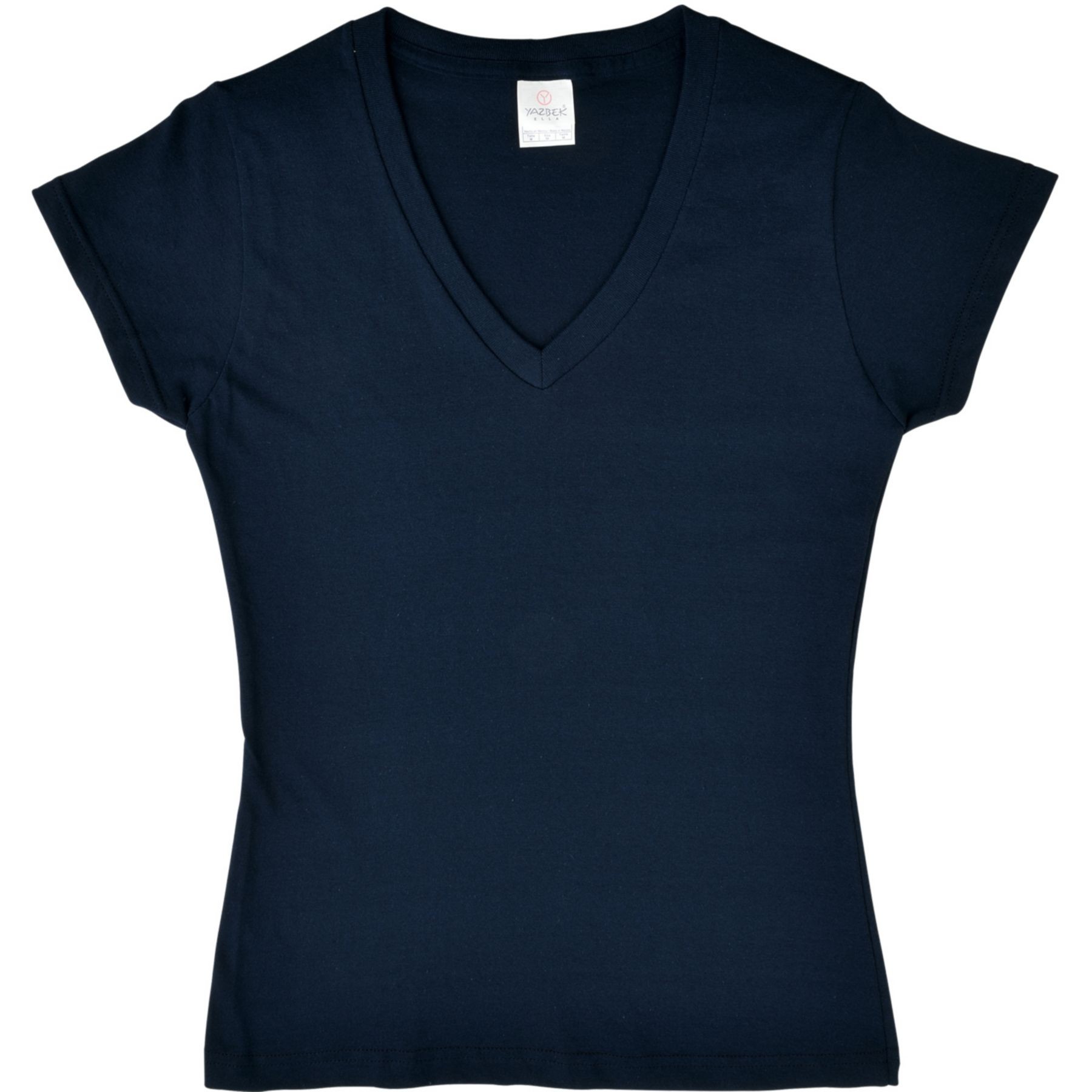 Picture of Ladies Cotton V-Neck T-Shirt