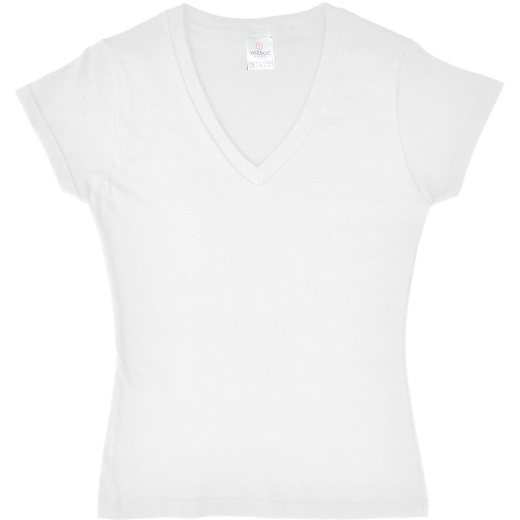 Picture of Ladies Cotton V-Neck T-Shirt