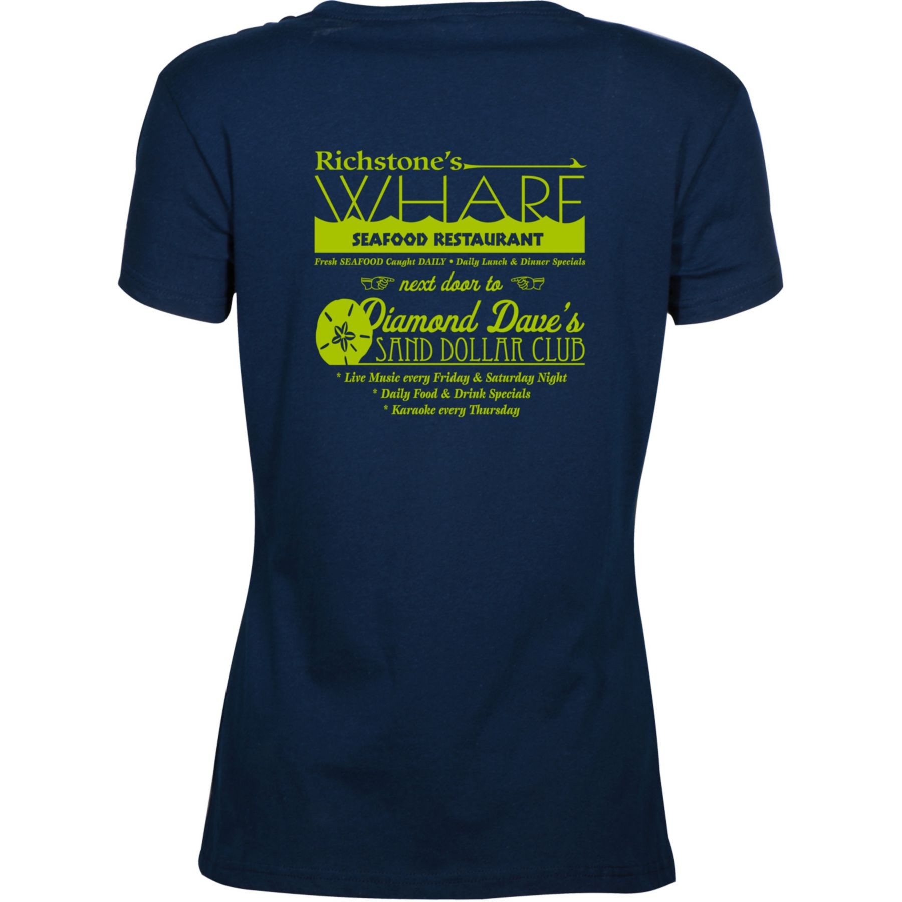 Picture of Ladies Cotton V-Neck T-Shirt