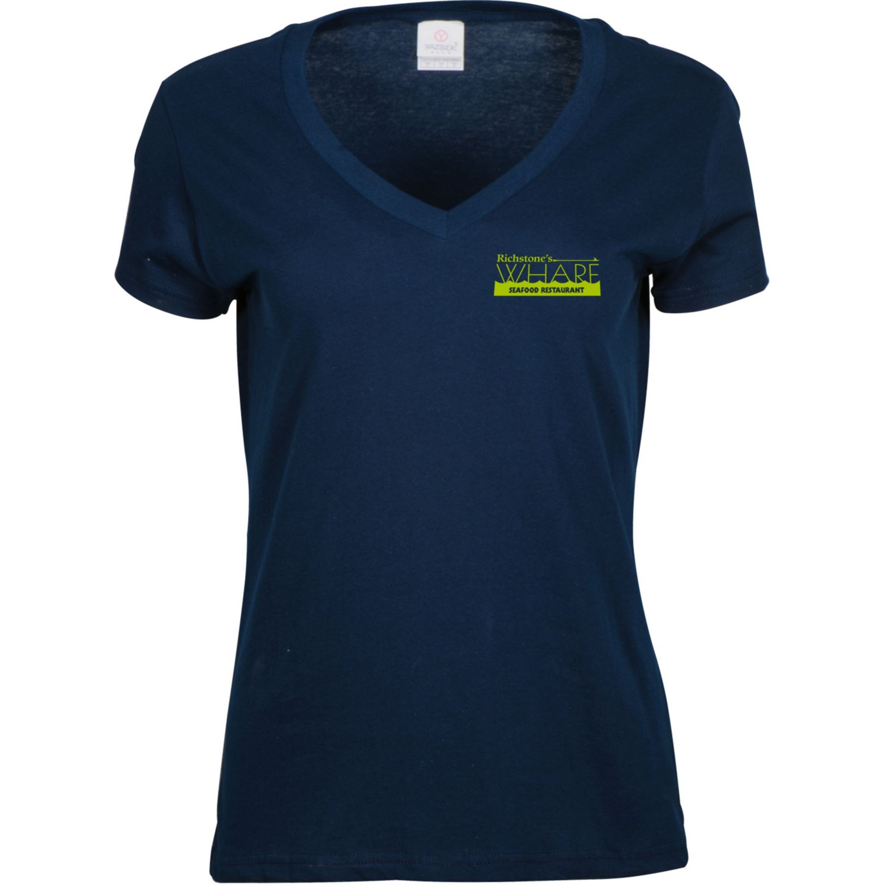 Picture of Ladies Cotton V-Neck T-Shirt