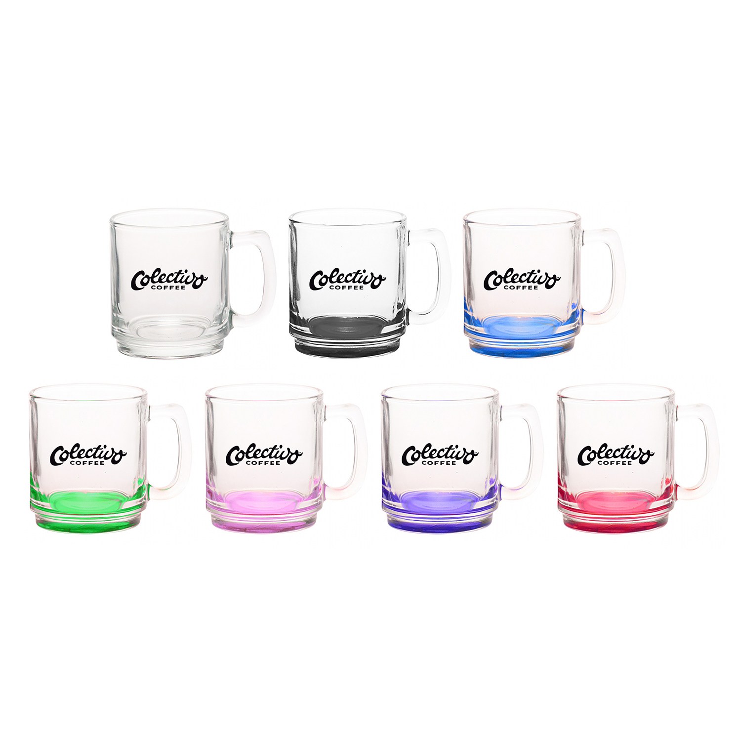 Picture of 9 oz. Glass Coffee Mugs