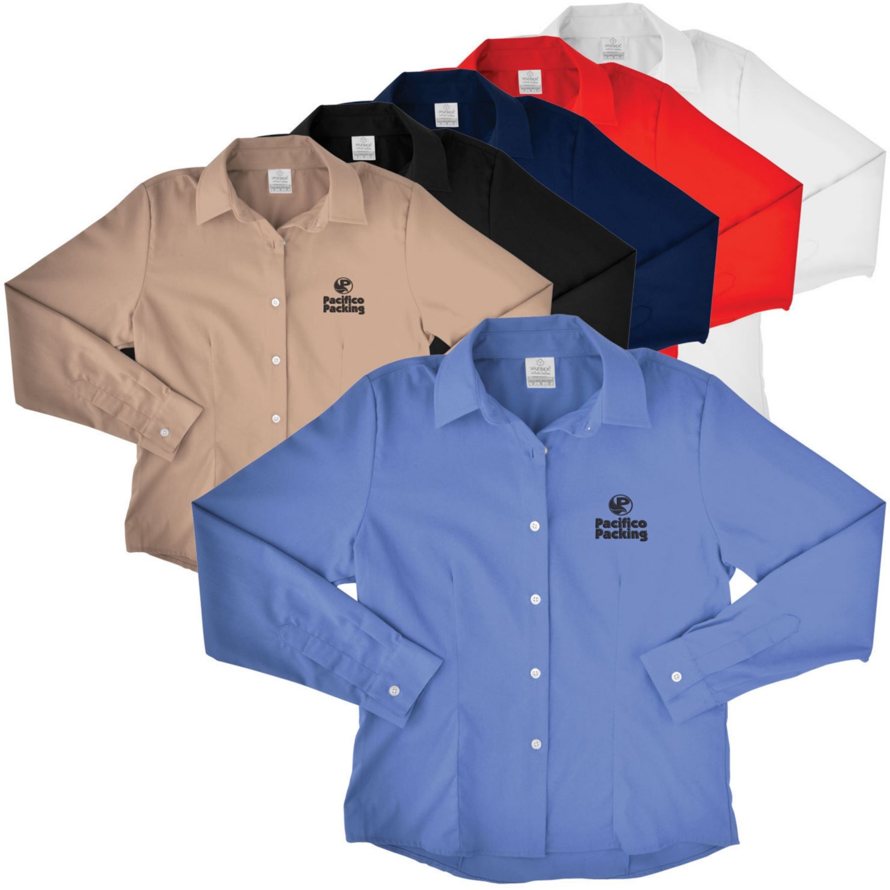 Picture of Embroidered Ladies Long Sleeve Twill Dress Shirt