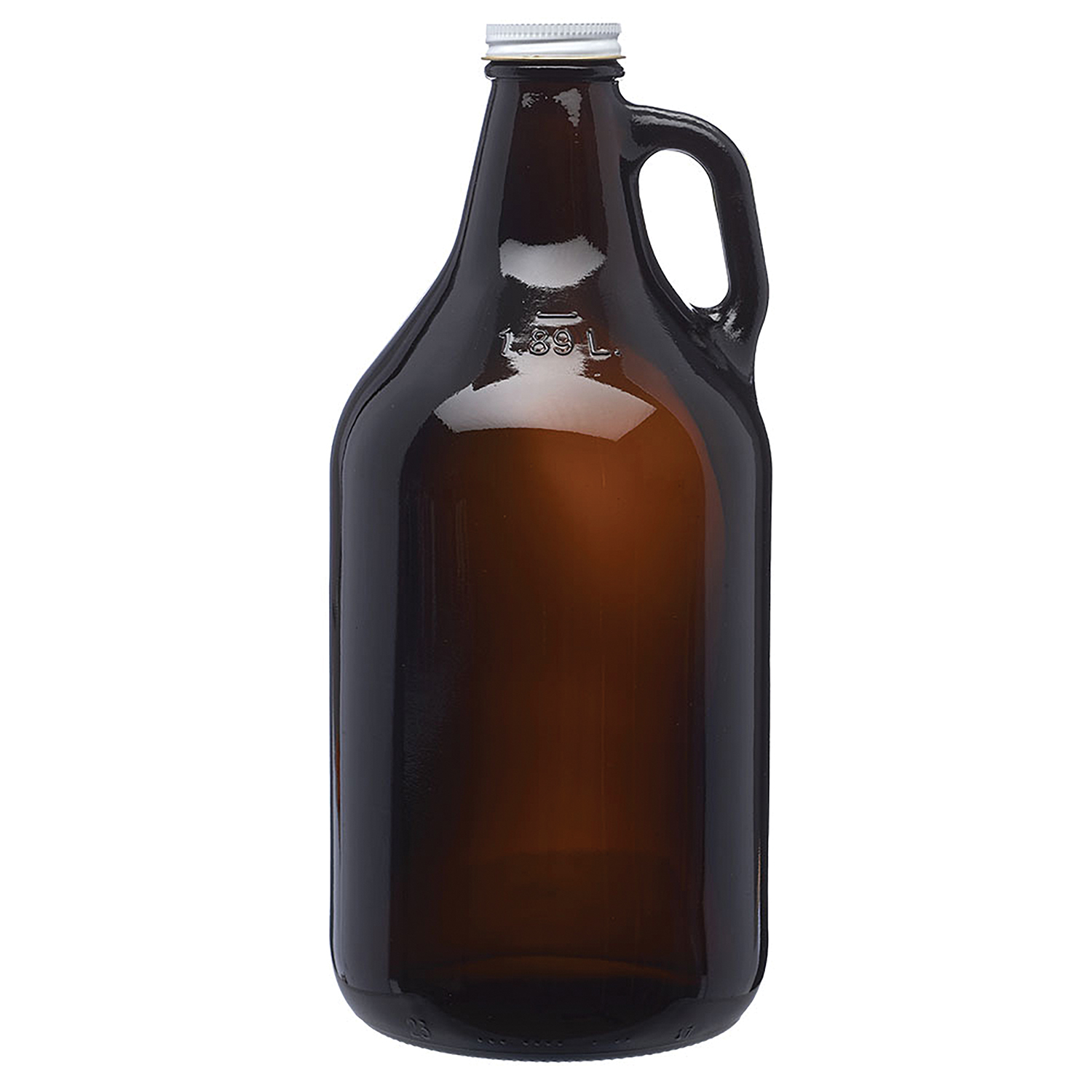 Picture of 64 oz. Amber Glass Beer Growlers
