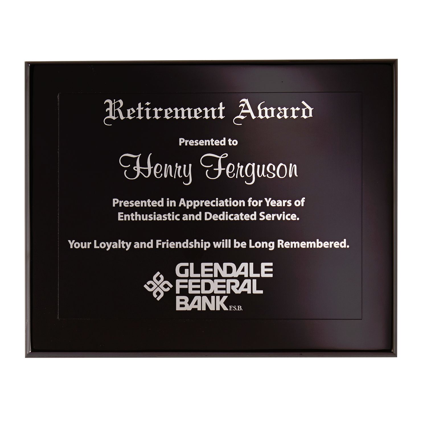 Picture of Onyx Large Plaque Award