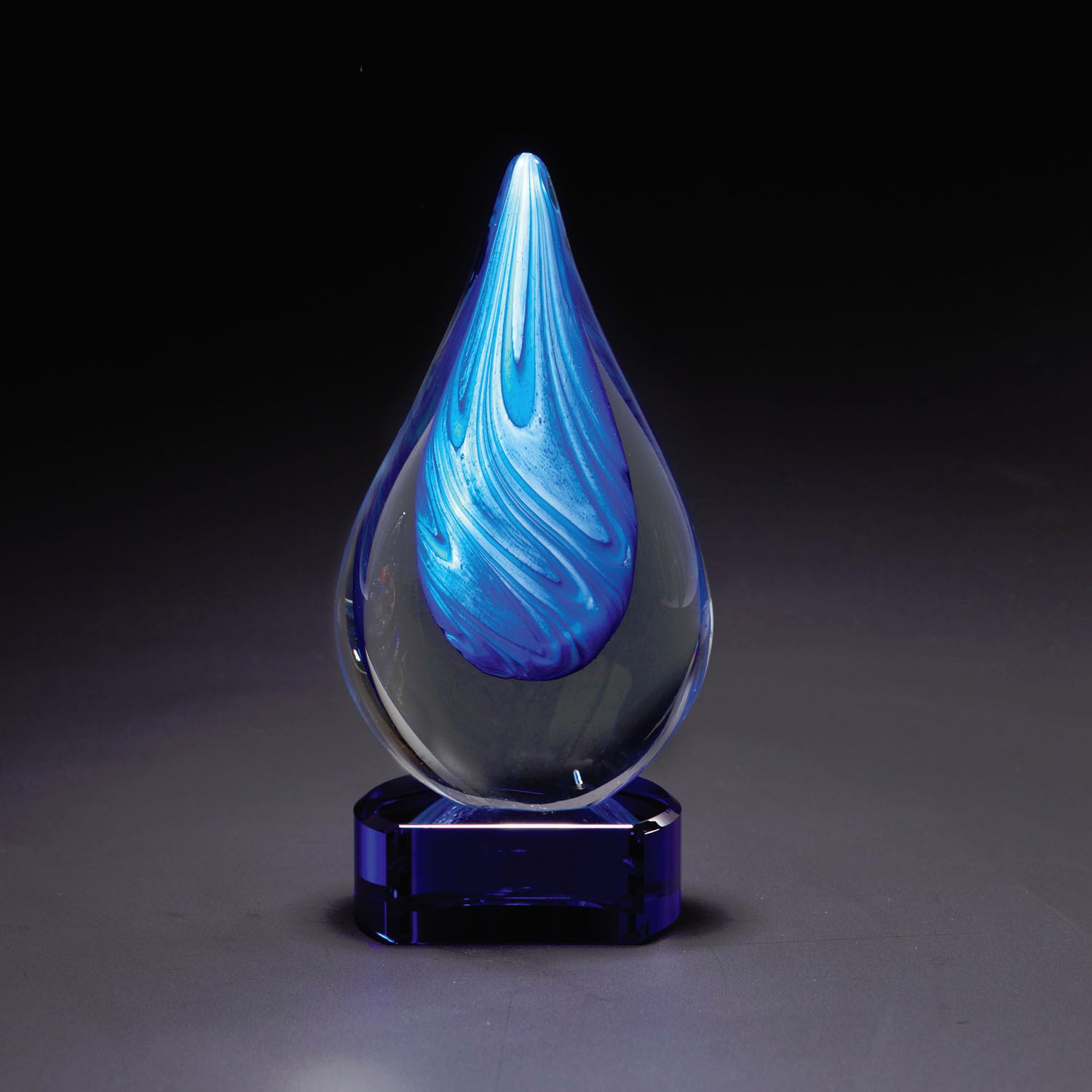 Picture of Cyan Swirl w/ Blue Base