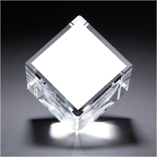 Picture of 3D Crystal Jewel Cube Large Award