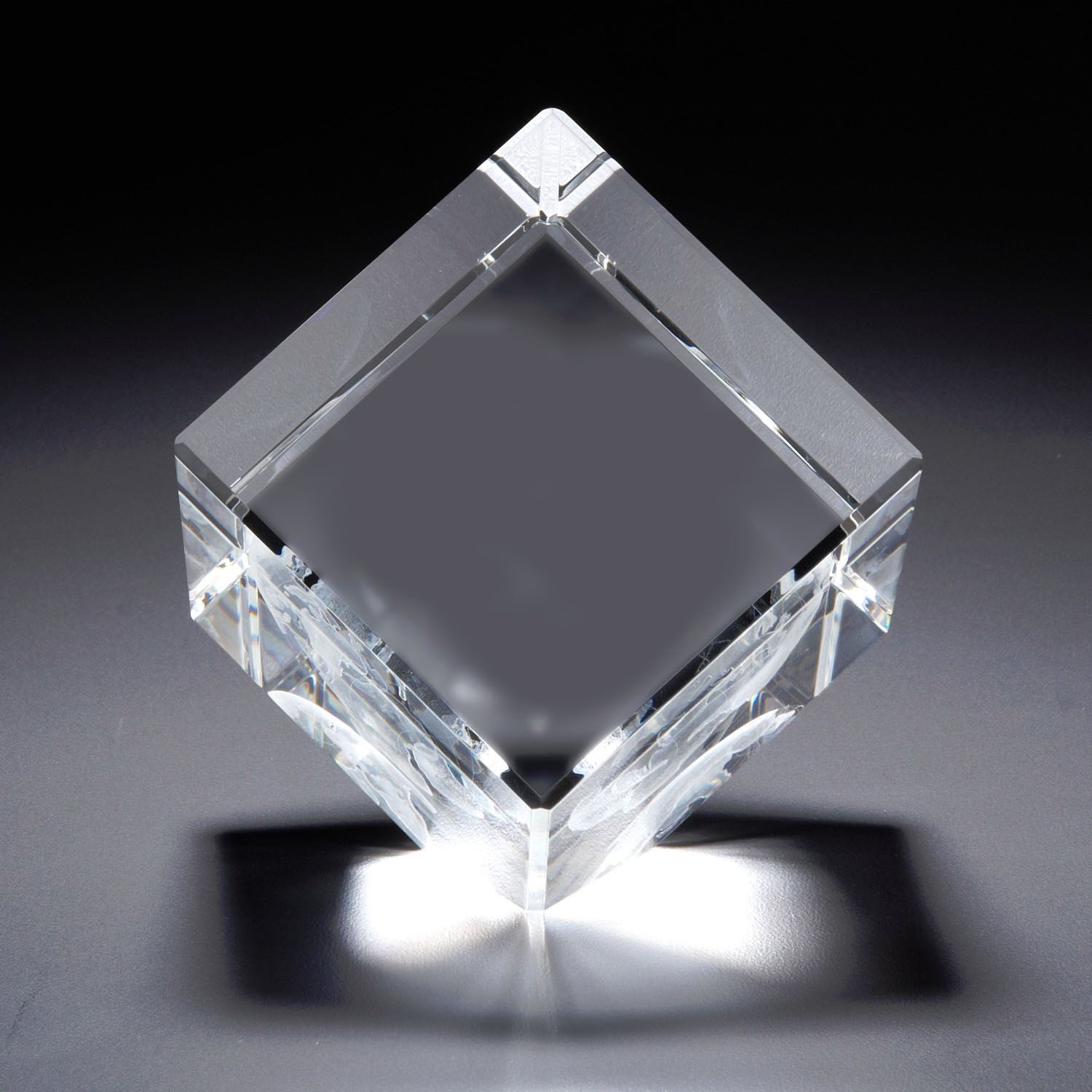 Picture of 3D Crystal Jewel Cube Large Award