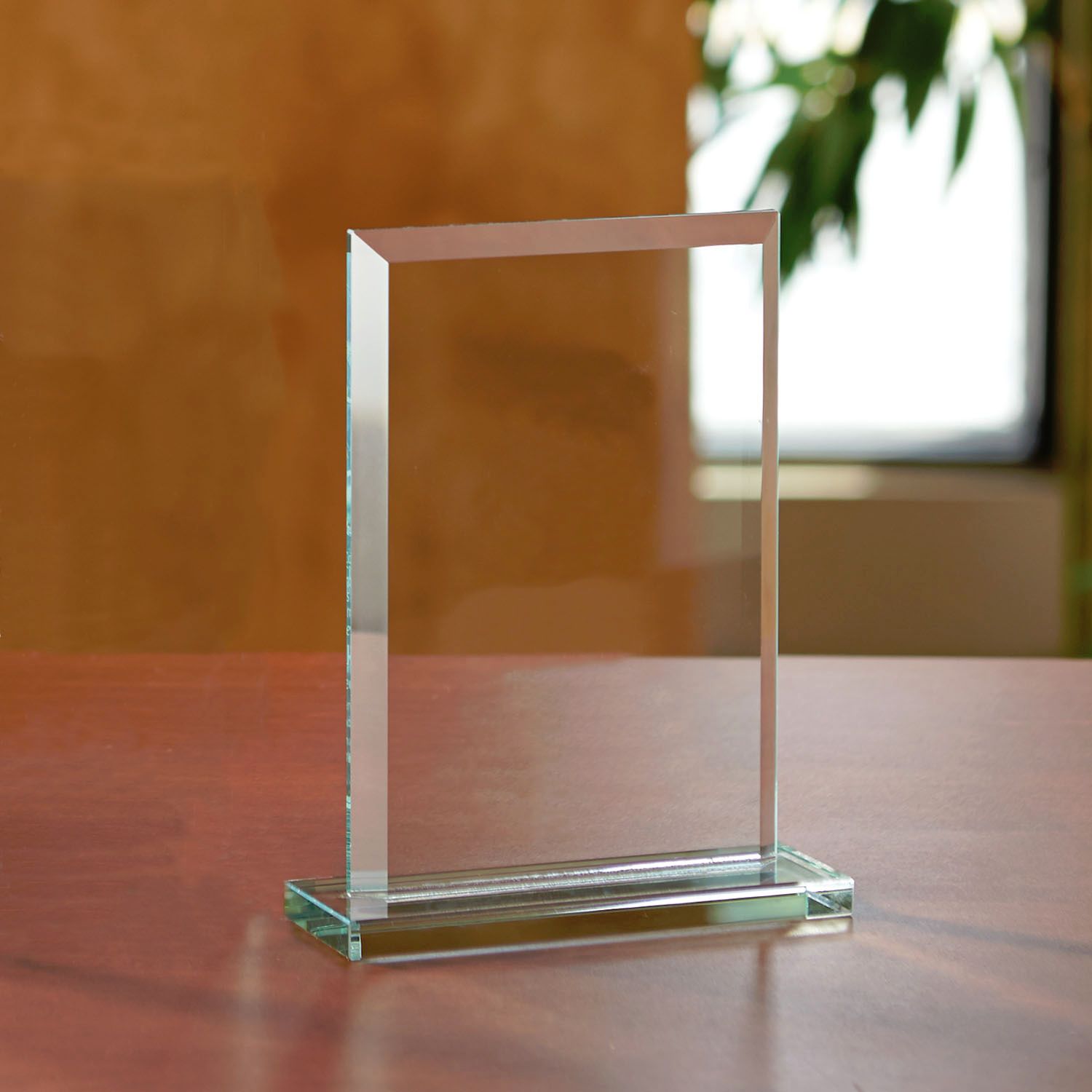 Picture of Beveled Rectangle - Small Award