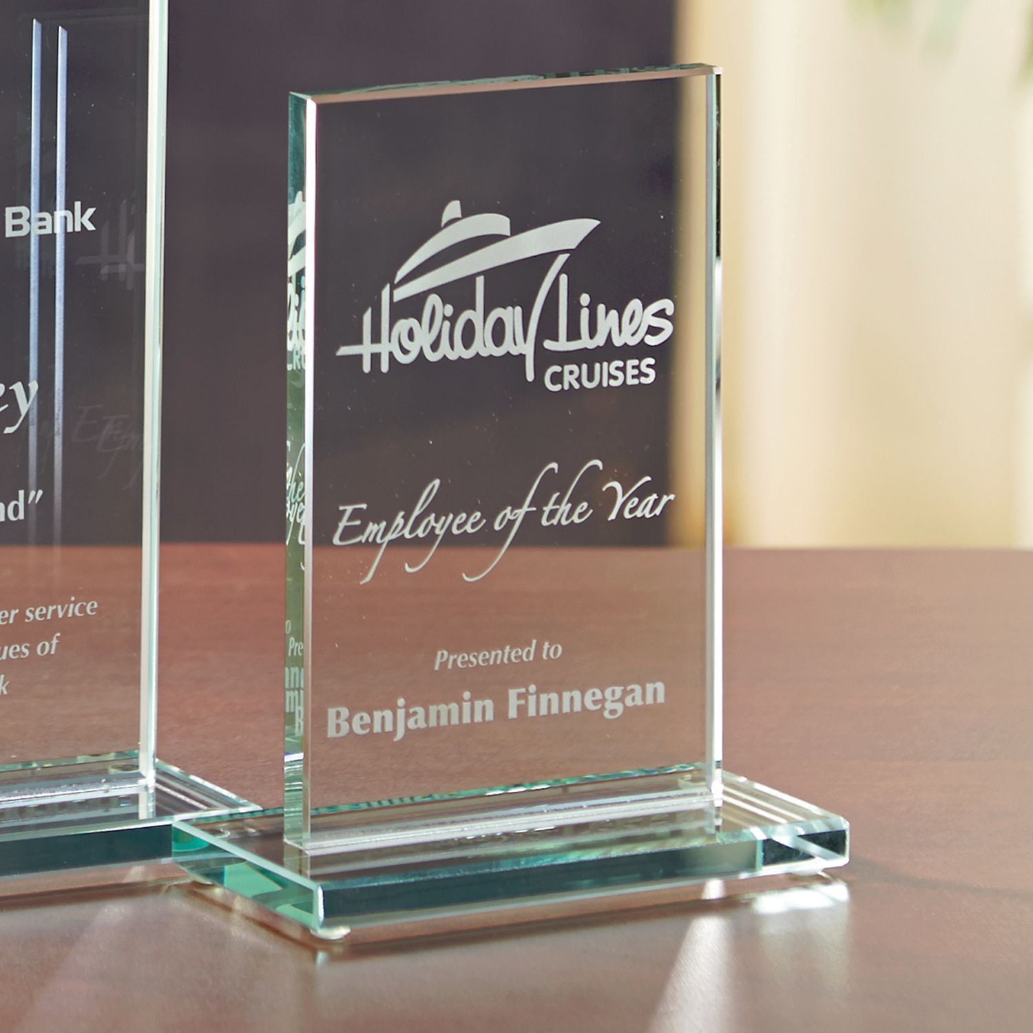 Picture of Glass Rectangle - Small Award
