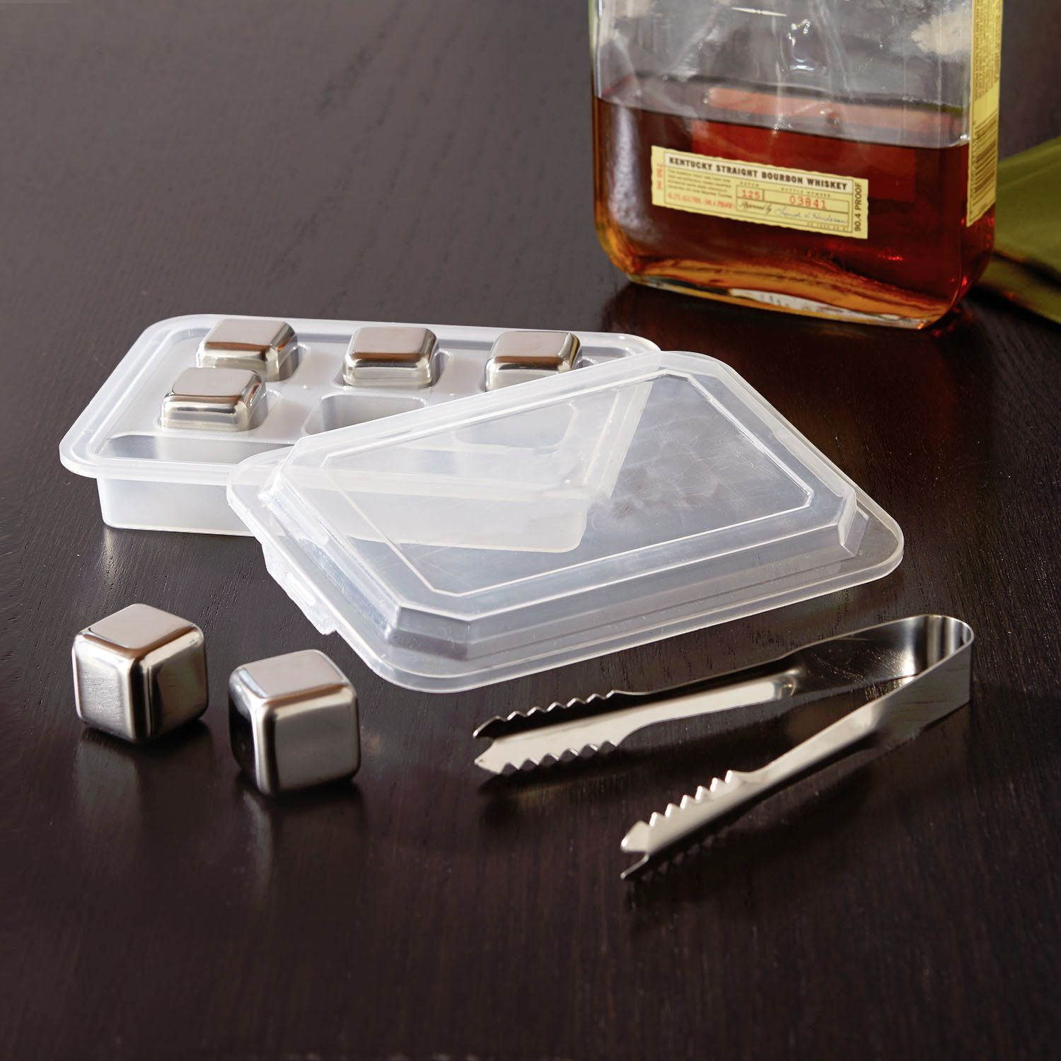 Picture of Stainless Steel Ice Cube Tray Set