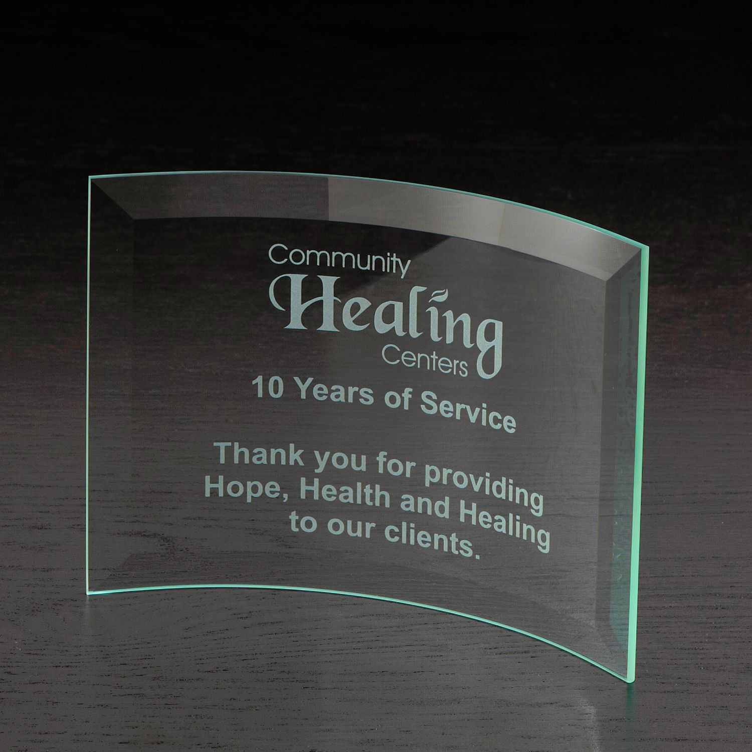 Picture of Chronicle Jade Small Glass Award
