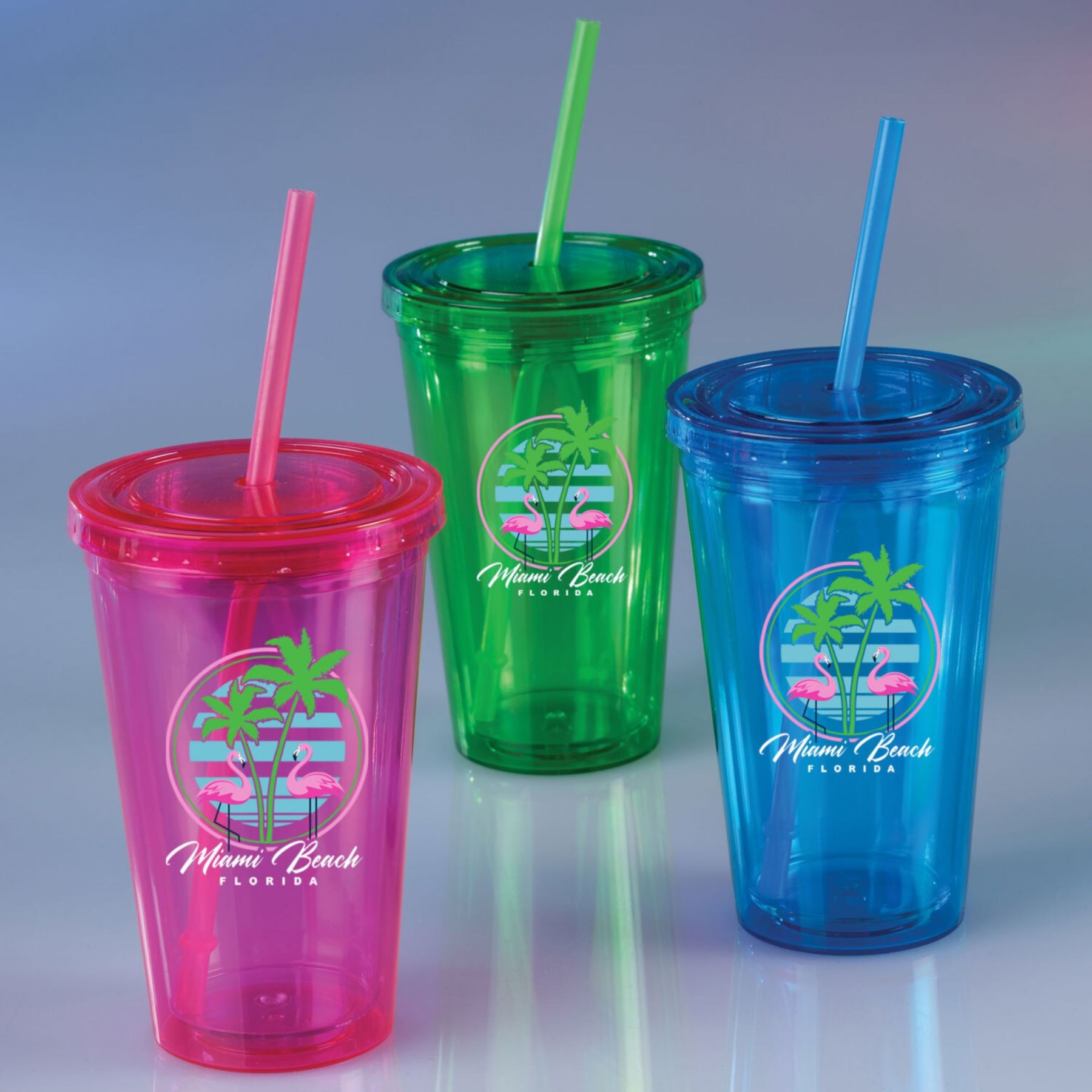 Picture of Full Color Wrap Sunsplash Color Tumbler 16 Oz