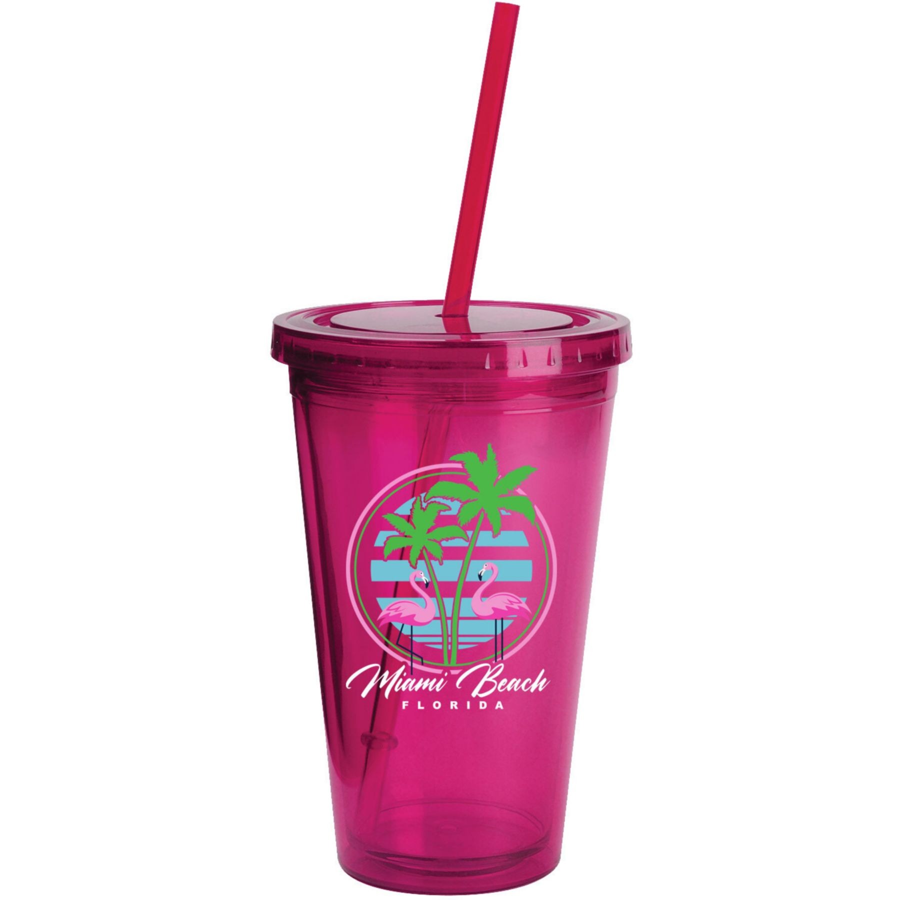 Picture of Full Color Wrap Sunsplash Color Tumbler 16 Oz