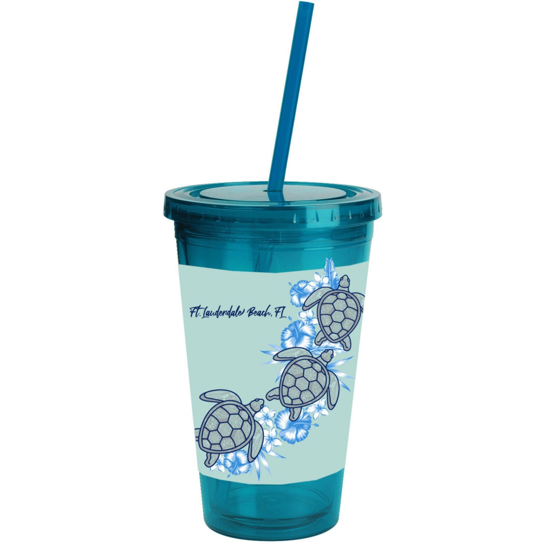 Picture of Full Color Wrap Sunsplash Color Tumbler 16 Oz