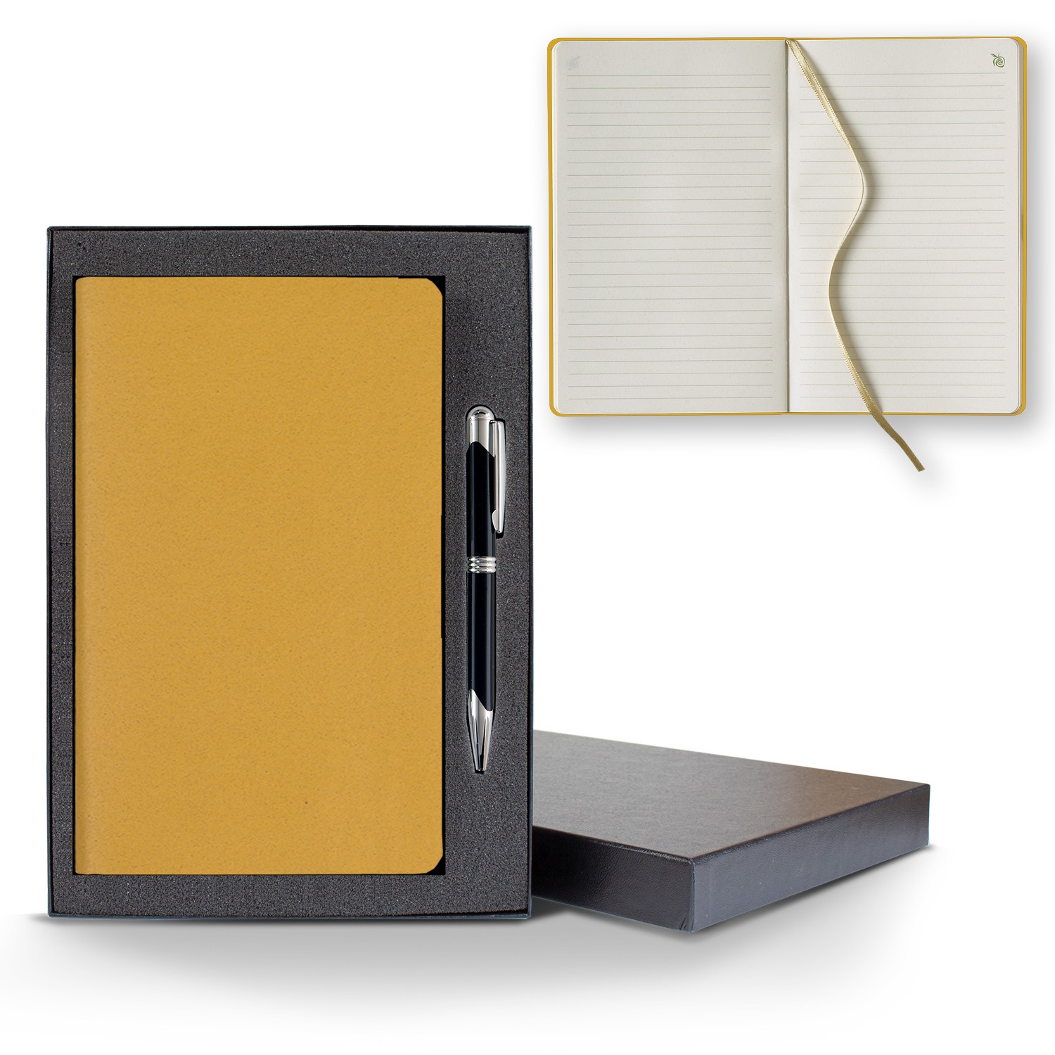 Picture of ApPeel Slim Medio Lined Apple Page Journal Gift Set