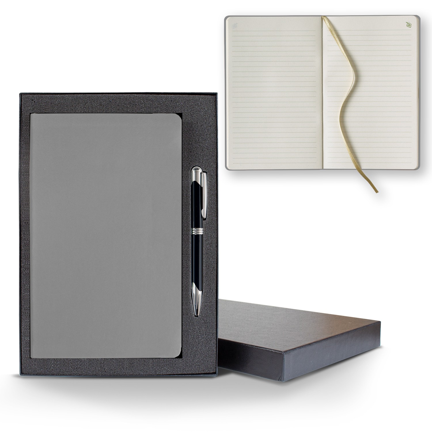 Picture of ApPeel Slim Medio Lined Apple Page Journal Gift Set